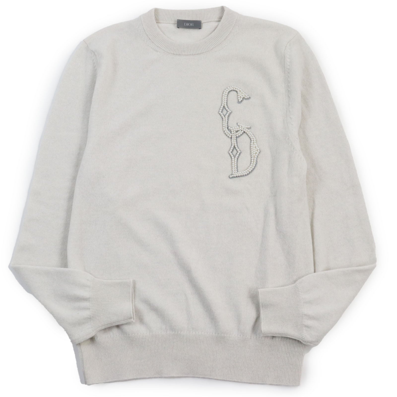 ディオール カシミヤ ニット セーター グレー XS