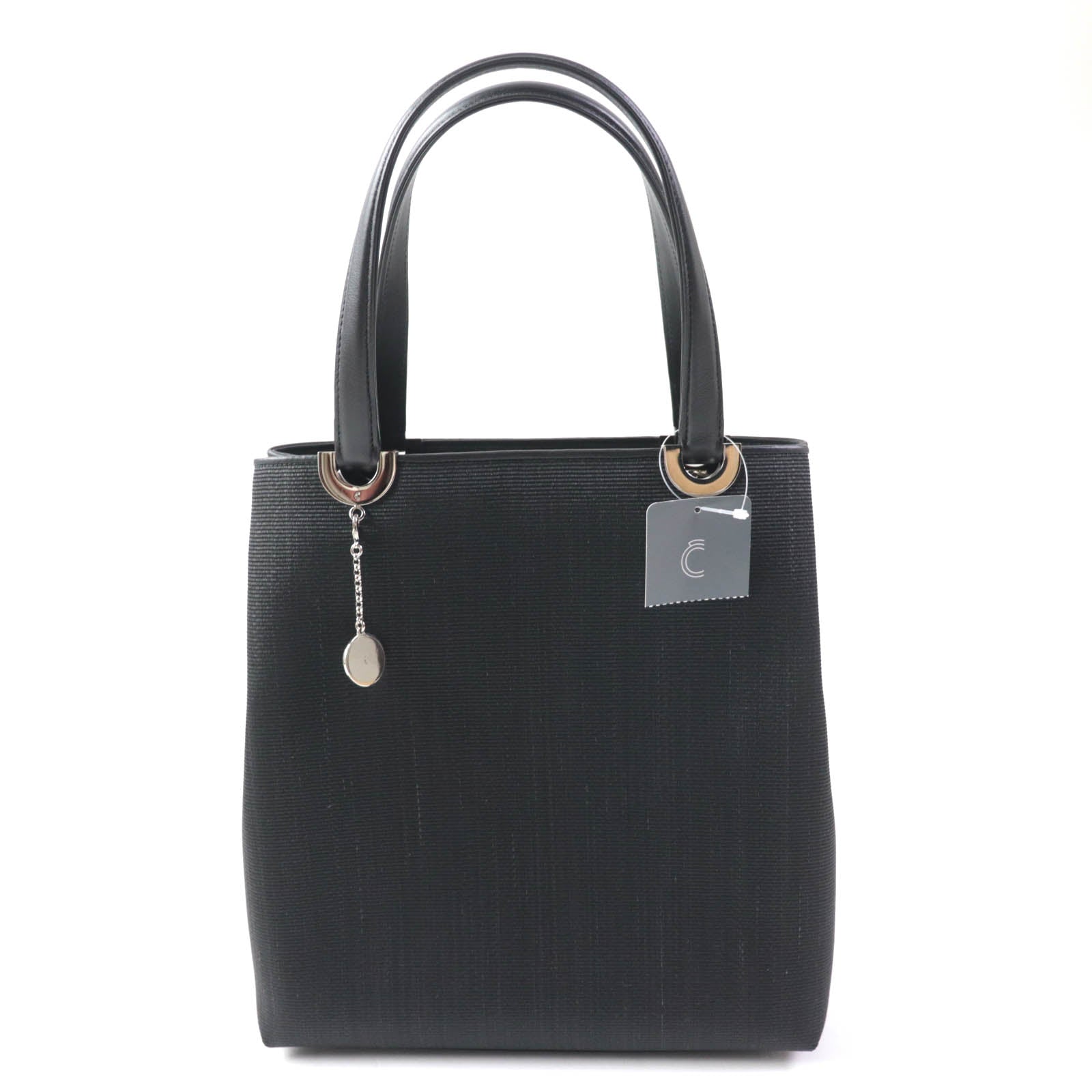 COMTESSE CINZIA トート ホースヘア レザー ハンドバッグ