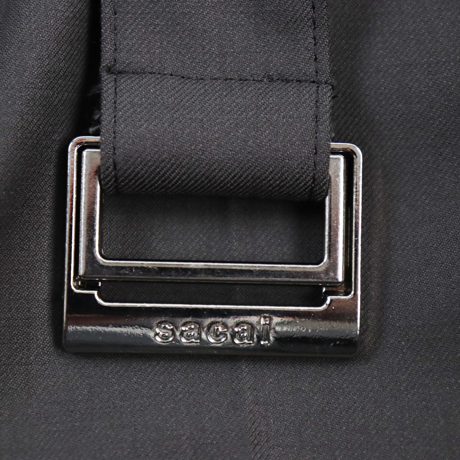 Sacai ウール スーツ パンツ ブラウン