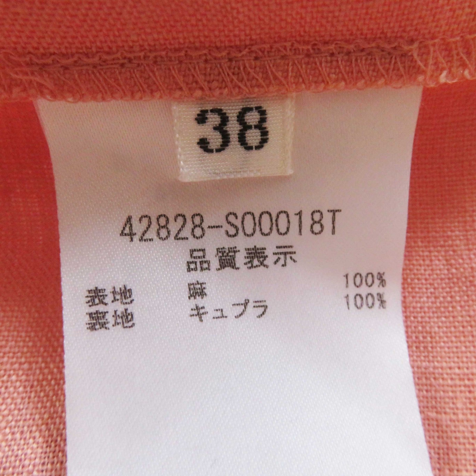 FOXEY 2022 リネン ノースリーブ ドレス ピンク 38