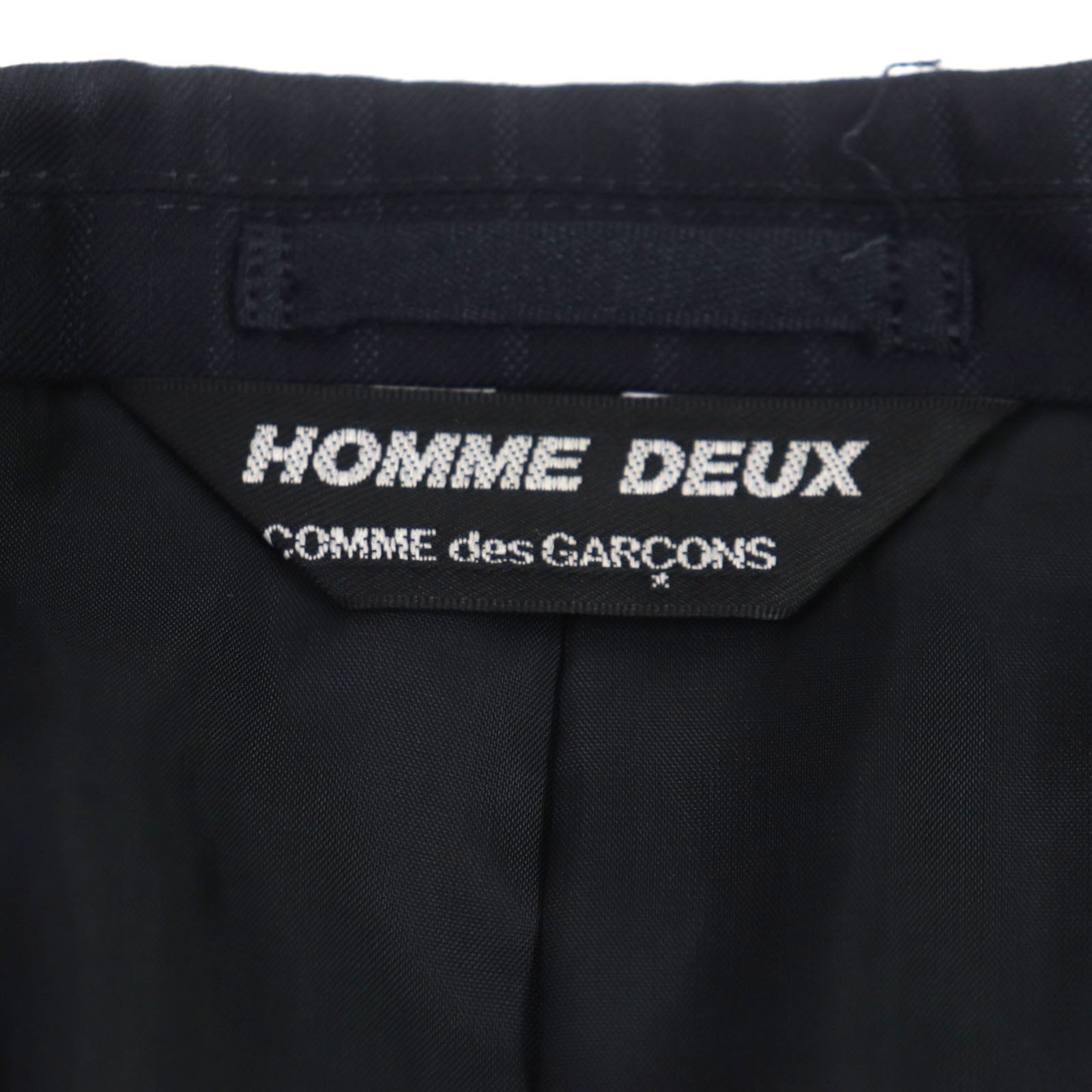 COMME des GARCONS ストライプ ジャケット ネイビー S
