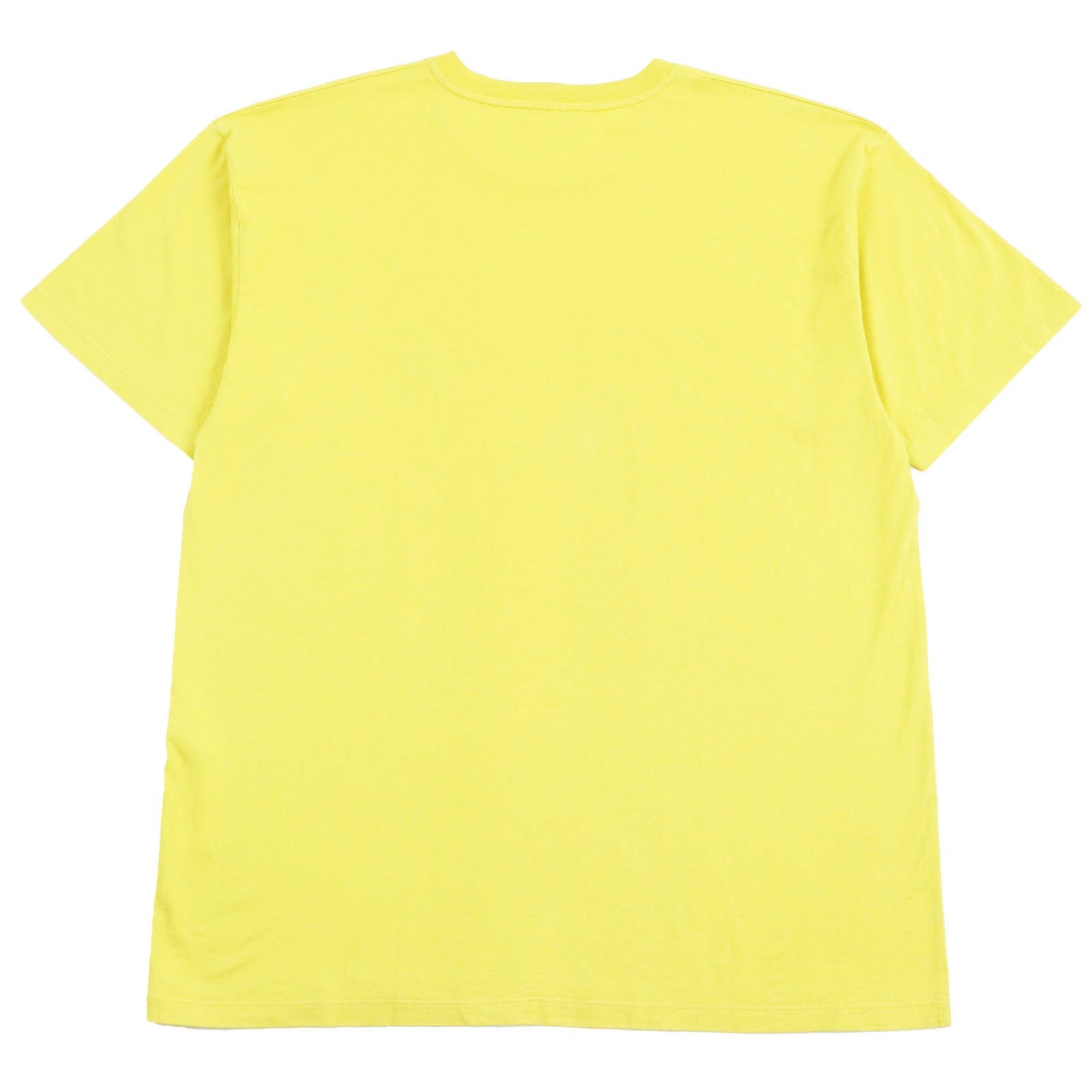 セリーヌ コットン ロゴ プリント Tシャツ イエロー M