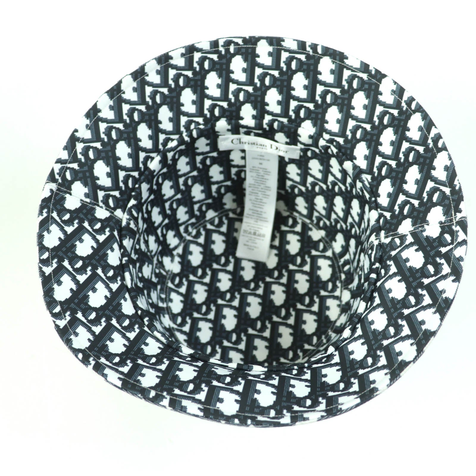 ディオール オブリーク バケットハット ネイビー