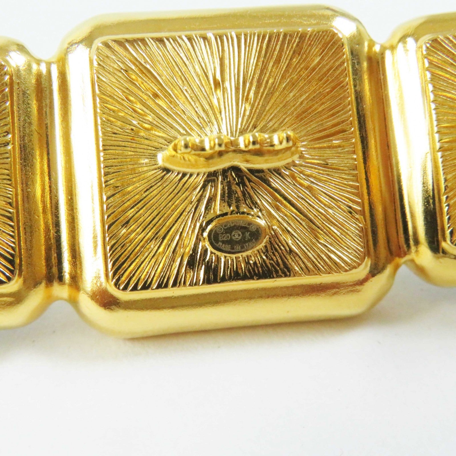 シャネル ココ マーク ヘア アクセサリー ブラック ゴールド