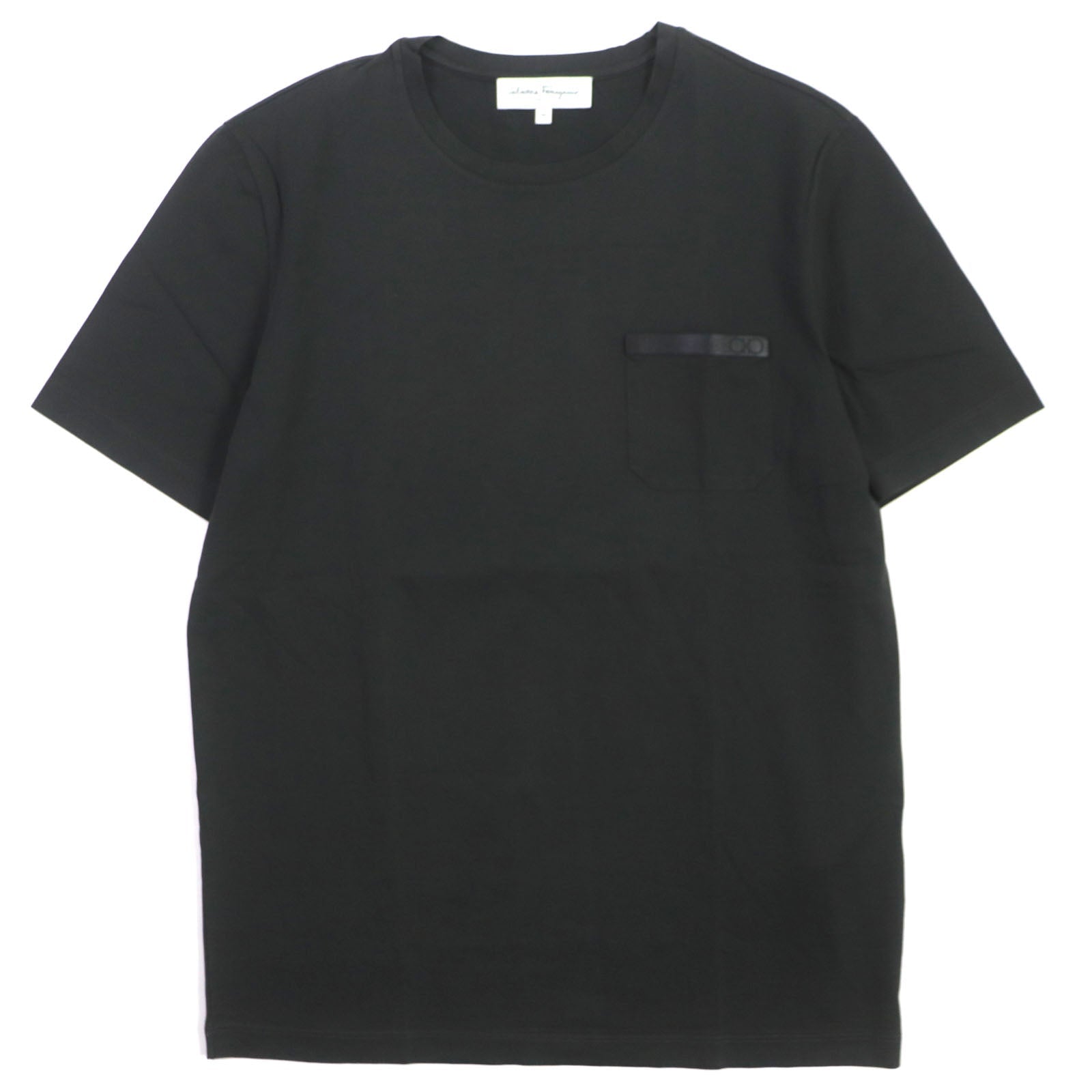 サルヴァトーレ フェラガモ ガンチーニ レザー トリム Tシャツ