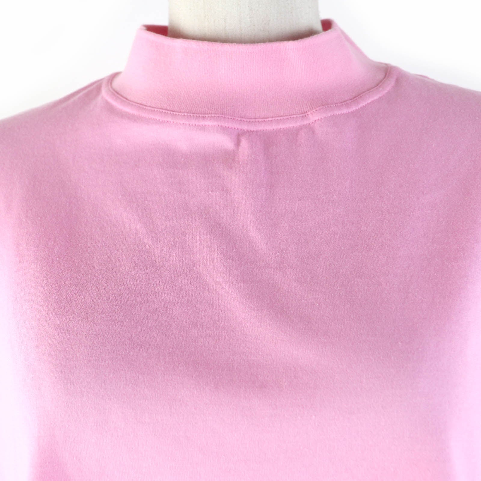 エルメス コットン モックネック Tシャツ ピンク 34