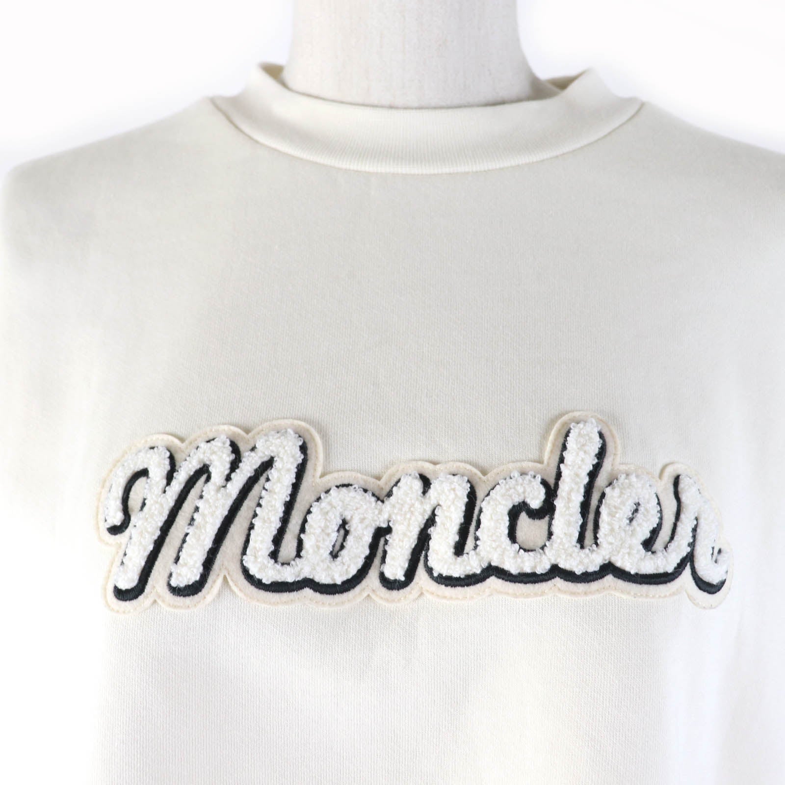 Moncler FELPA オーバーサイズ スウェットシャツ アイボリー S