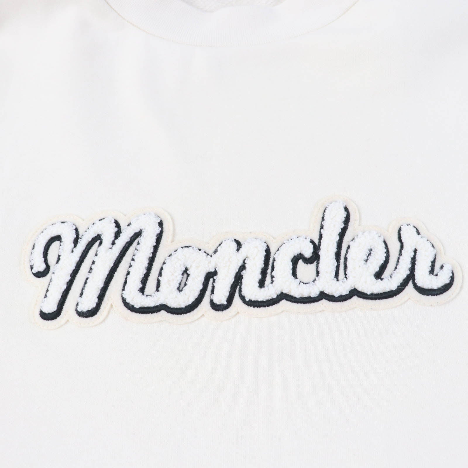 Moncler FELPA オーバーサイズ スウェットシャツ アイボリー S