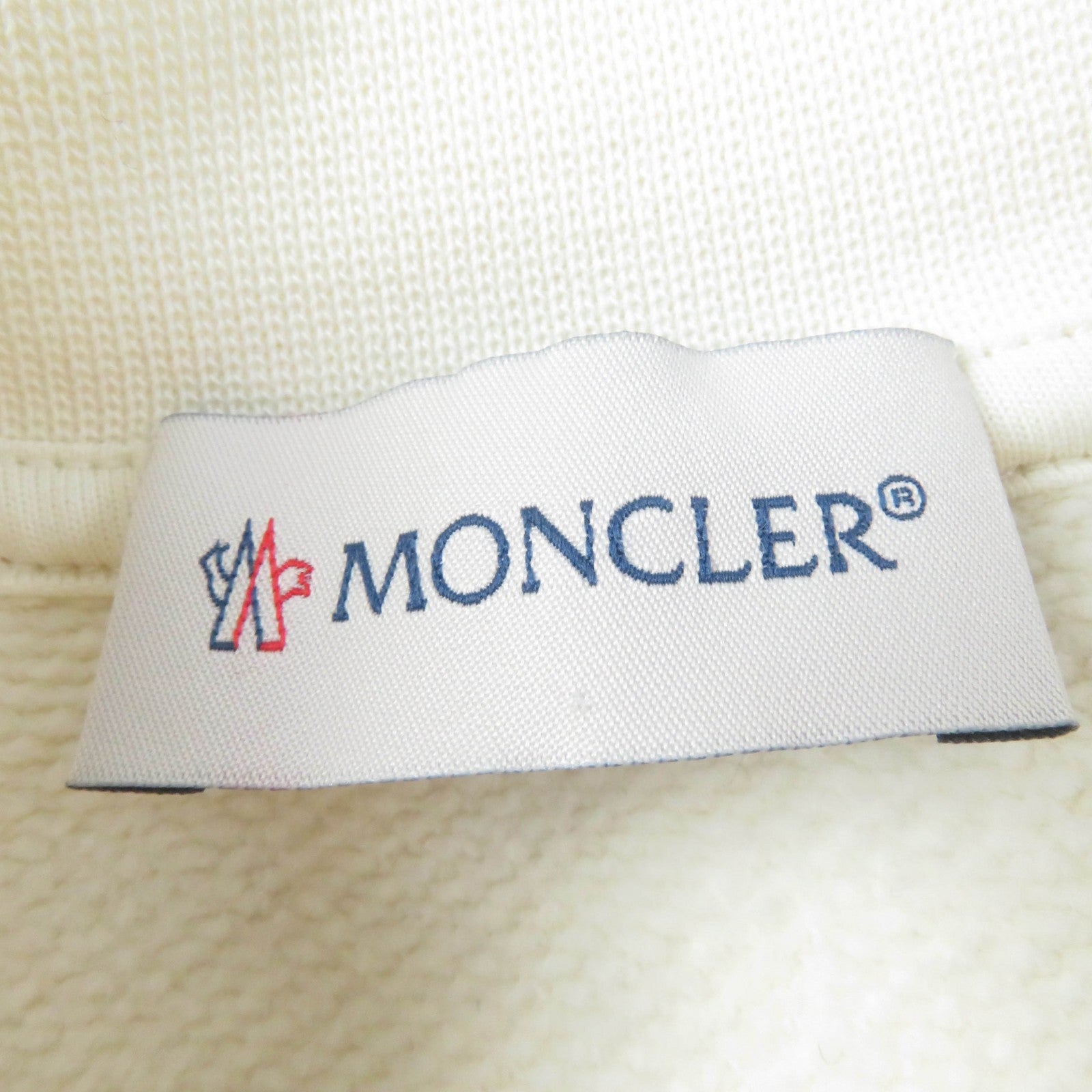 Moncler FELPA オーバーサイズ スウェットシャツ アイボリー S