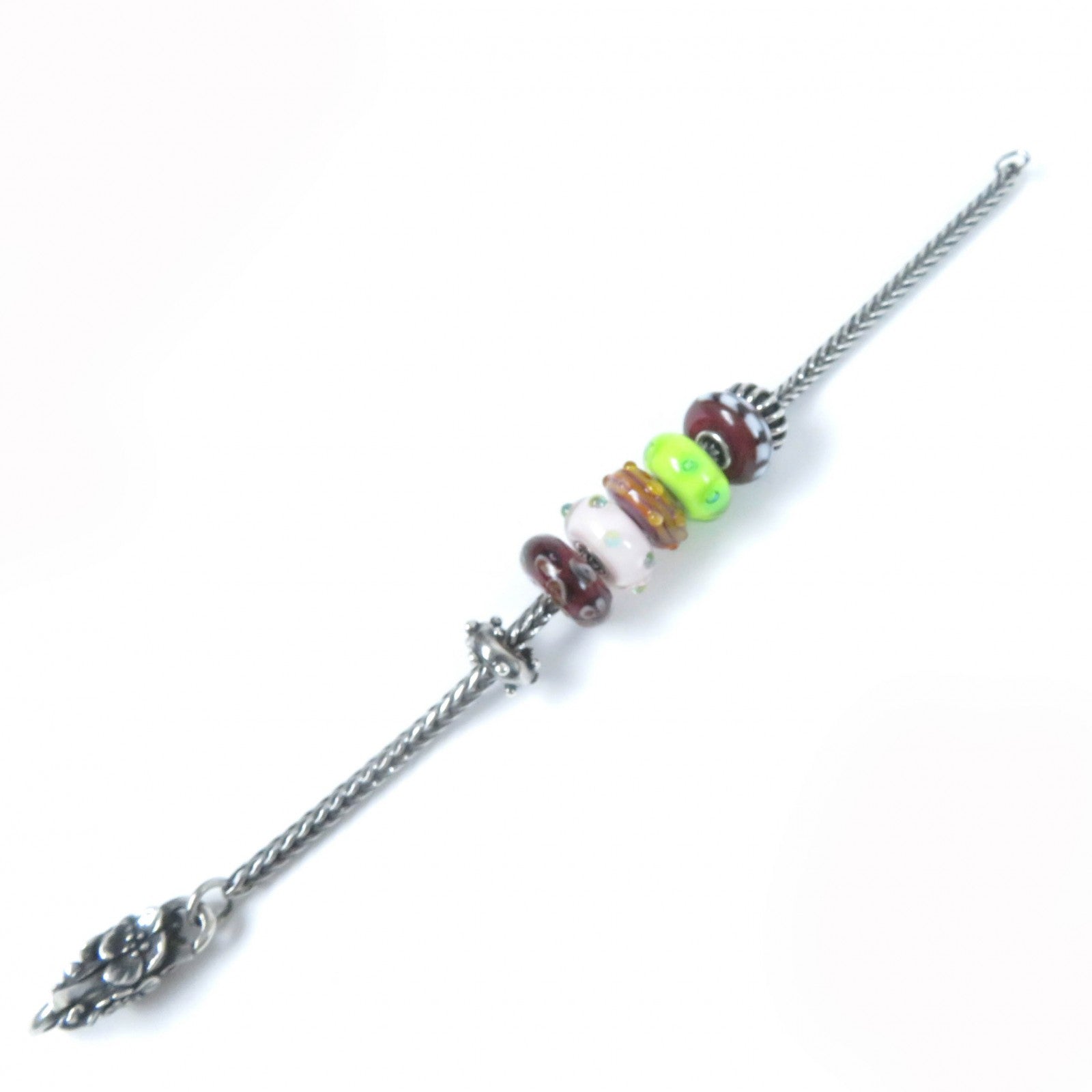 トロールビーズ シルバー チャーム ブレスレット セット