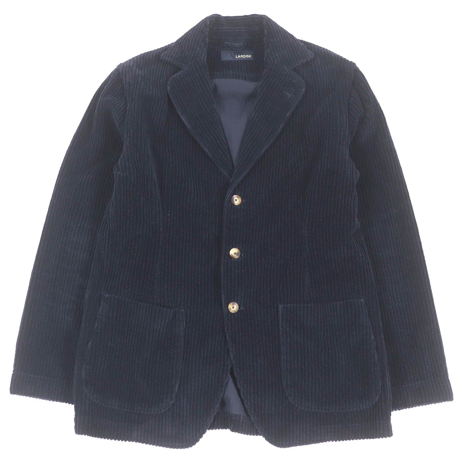 LARDINI コーデュロイ ジャケット ネイビー M