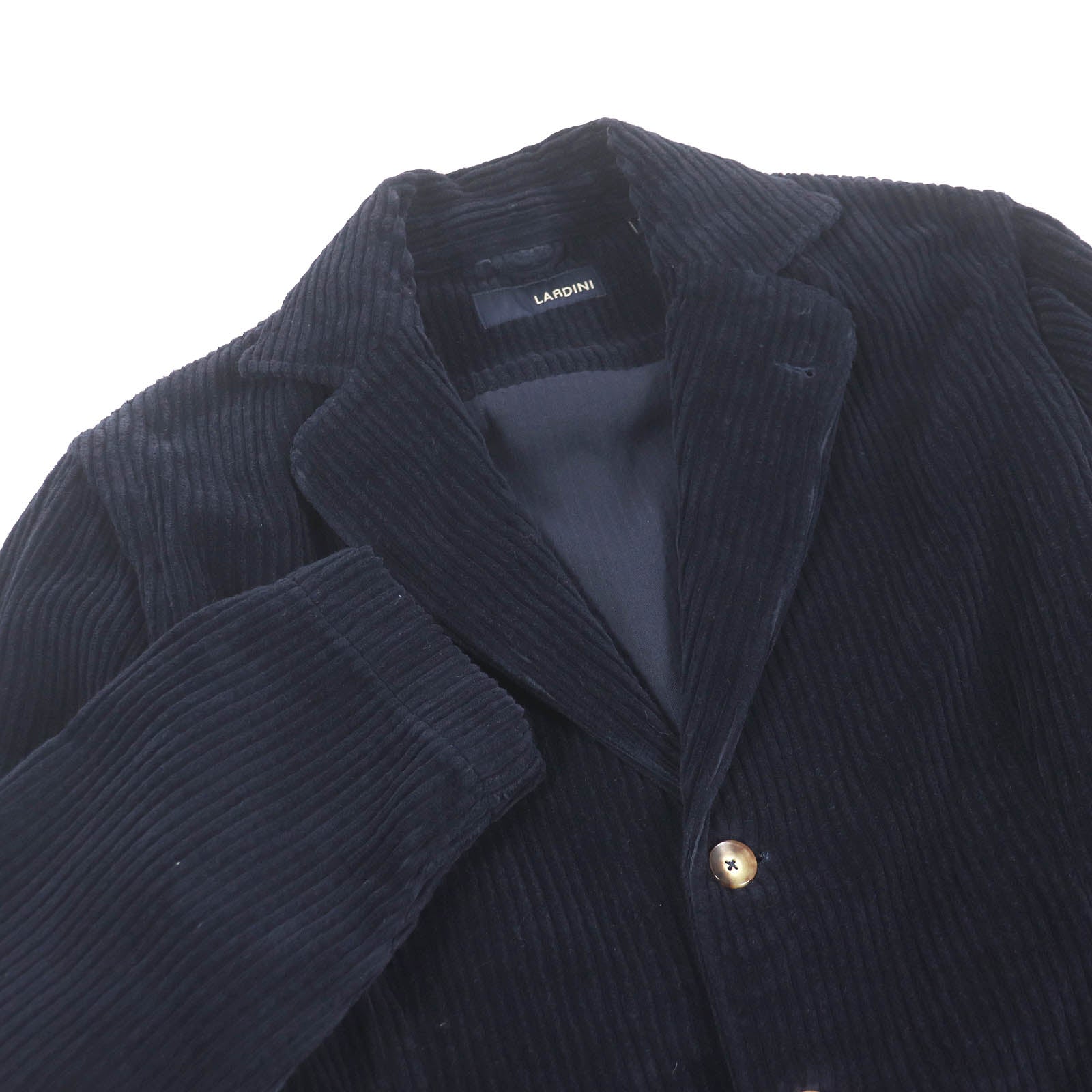 LARDINI コーデュロイ ジャケット ネイビー M