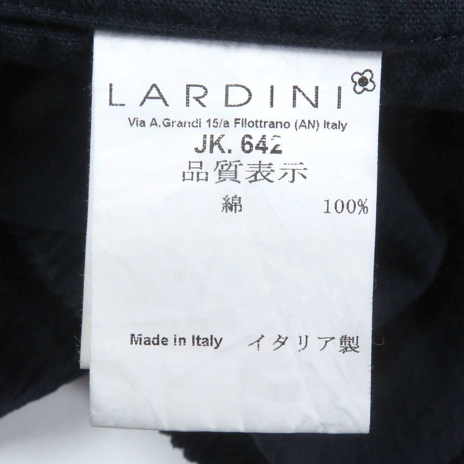 LARDINI コーデュロイ ジャケット ネイビー M