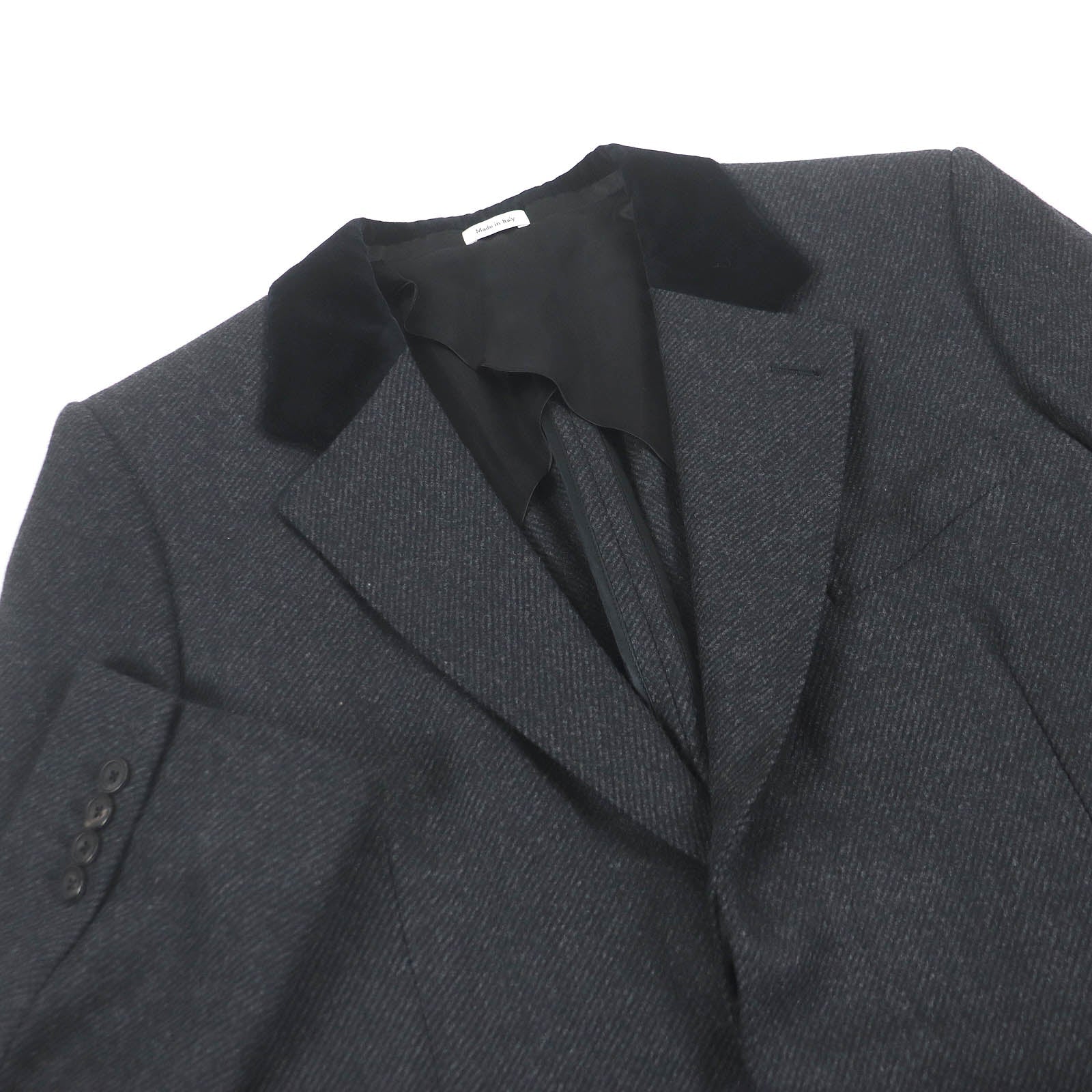 アレキサンダーマックイーン ウールコート ダークグレー