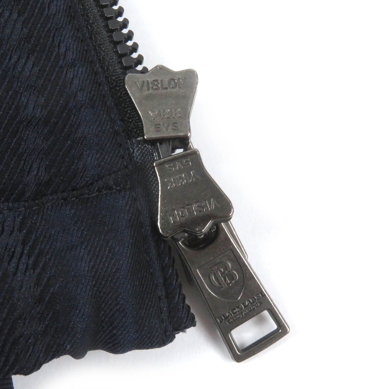 ポリエステル チェック パターン ブルゾン パーカー ネイビー M