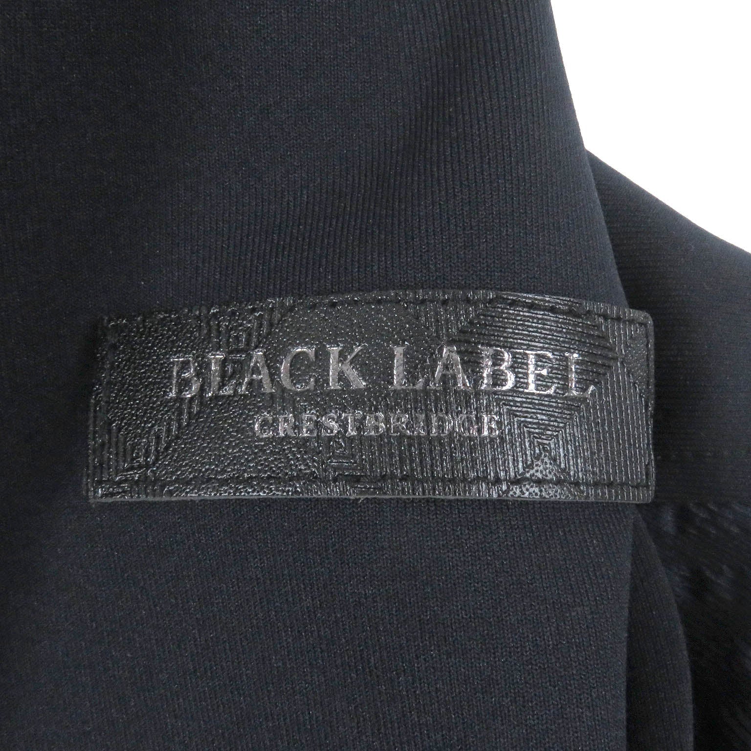 ポリエステル チェック パターン ブルゾン パーカー ネイビー M