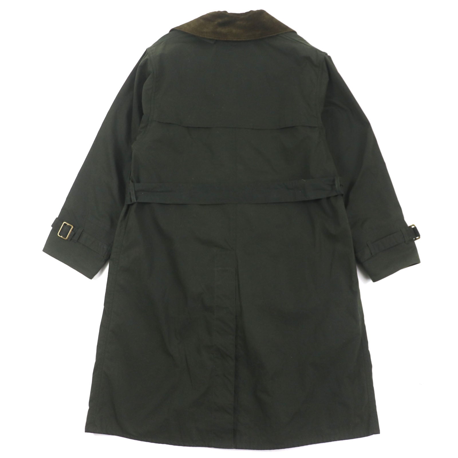 Barbour チェック オイルド コート