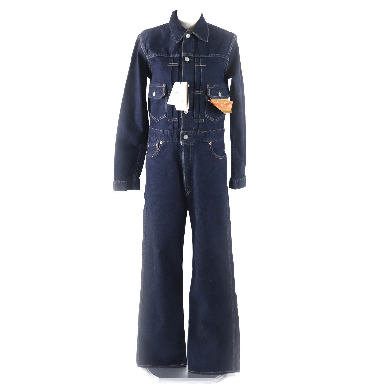 RRL コットン ポリウレタン デニム ジャンプスーツ レディース