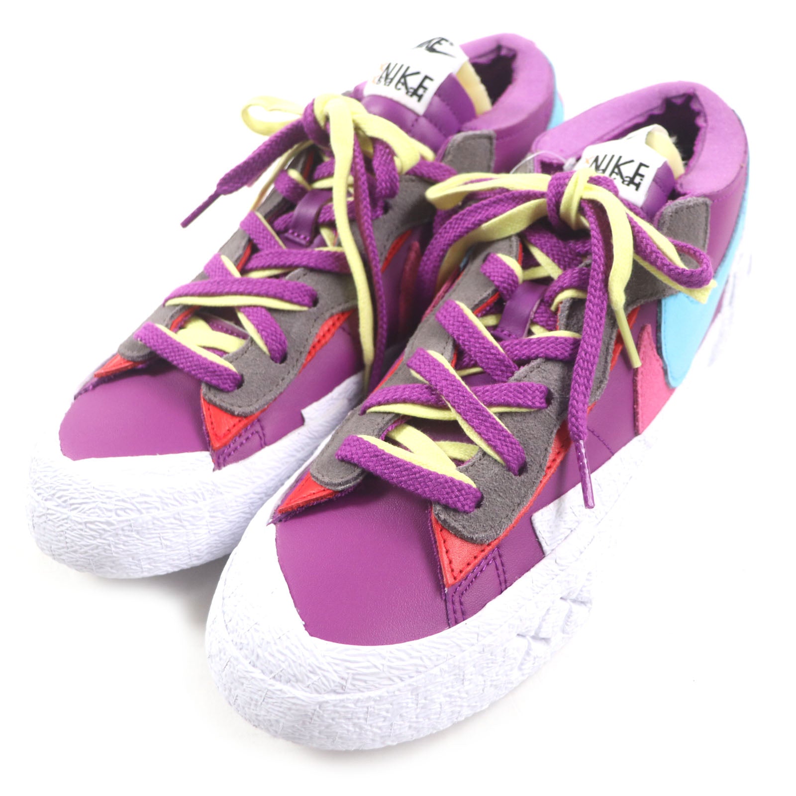 NIKE KAWS SACAI BLAZER LOW パープル ダスク スニーカー