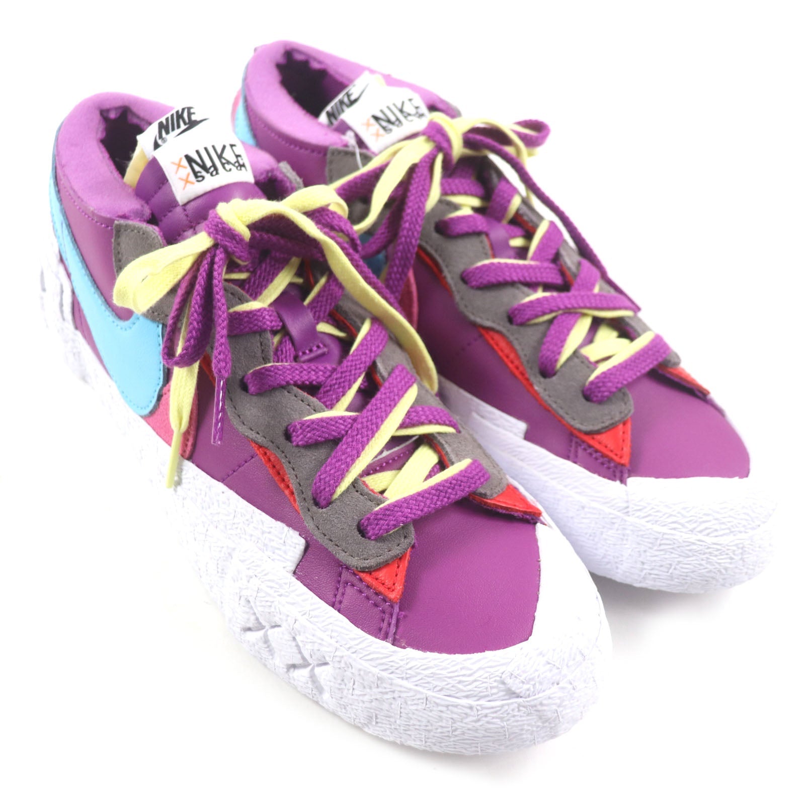 NIKE KAWS SACAI BLAZER LOW パープル ダスク スニーカー