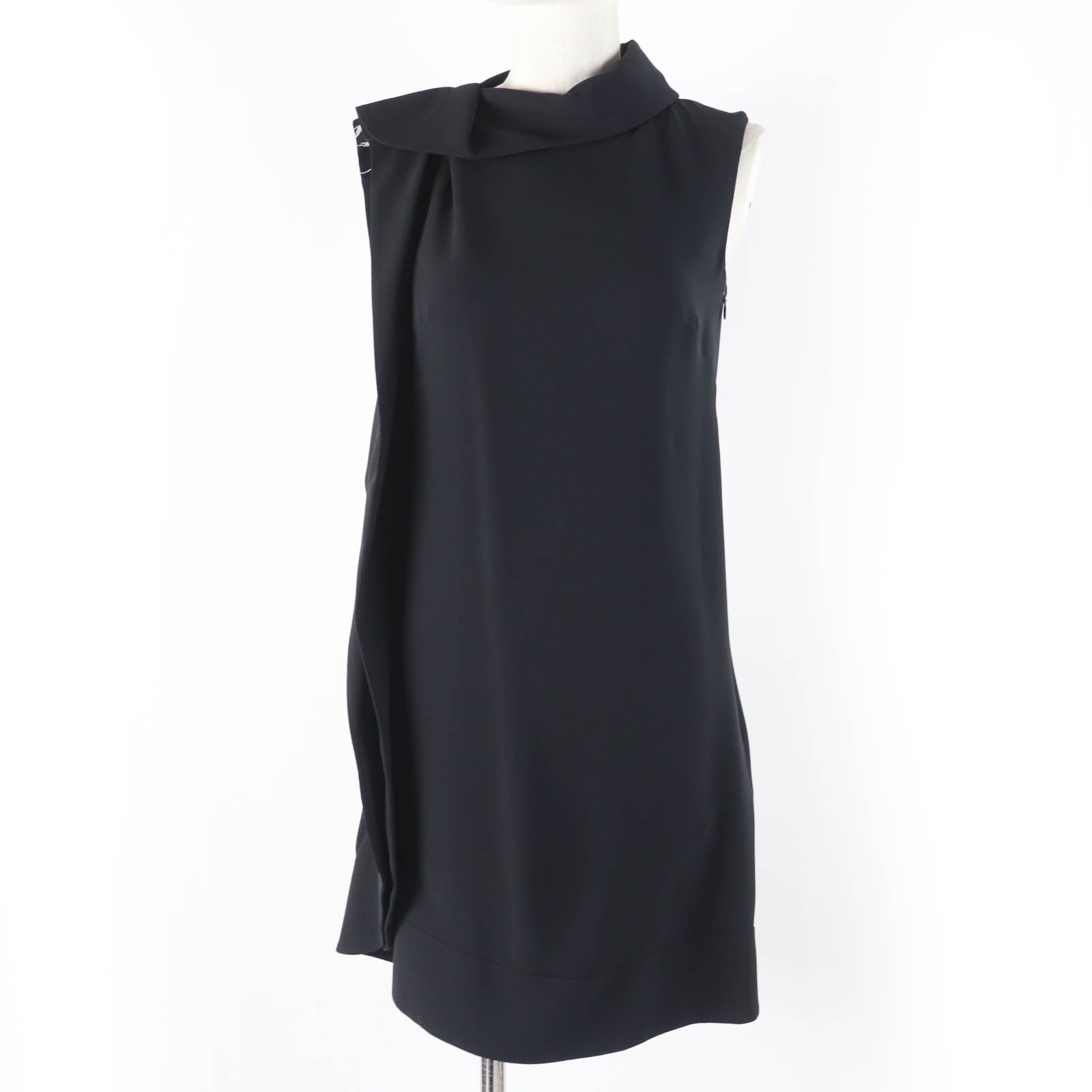 ヴァレンティノ ノースリーブ ドレス ブラック 36