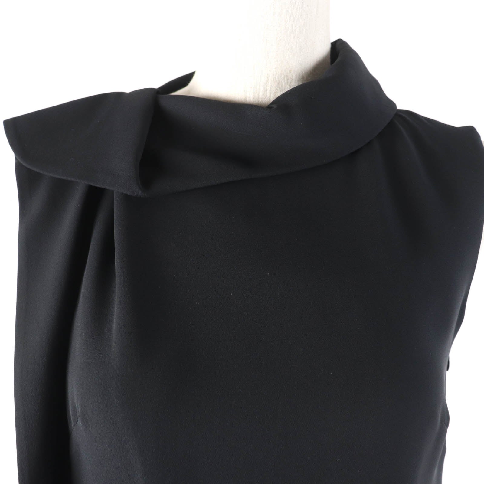 ヴァレンティノ ノースリーブ ドレス ブラック 36