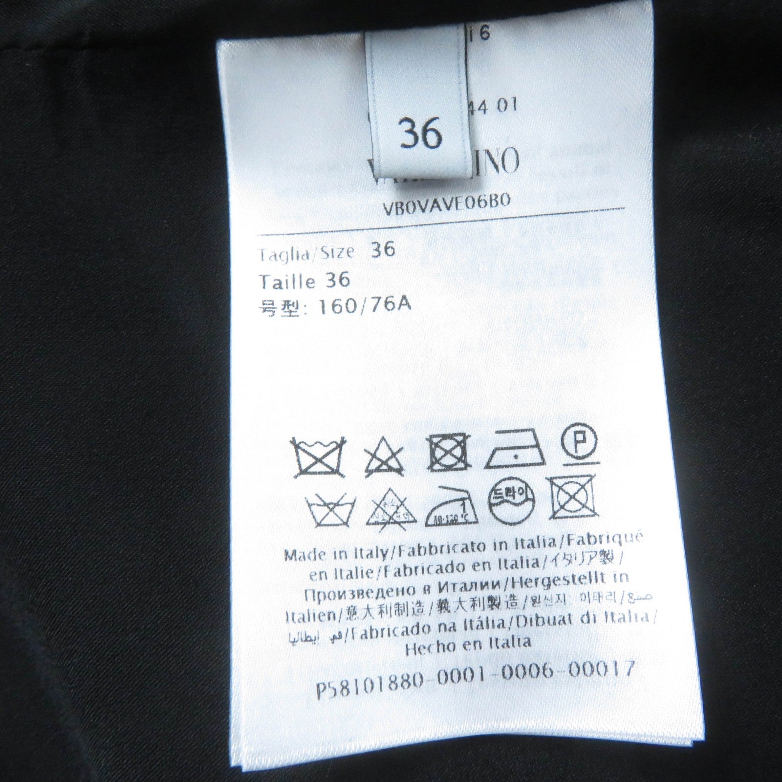 ヴァレンティノ ノースリーブ ドレス ブラック 36