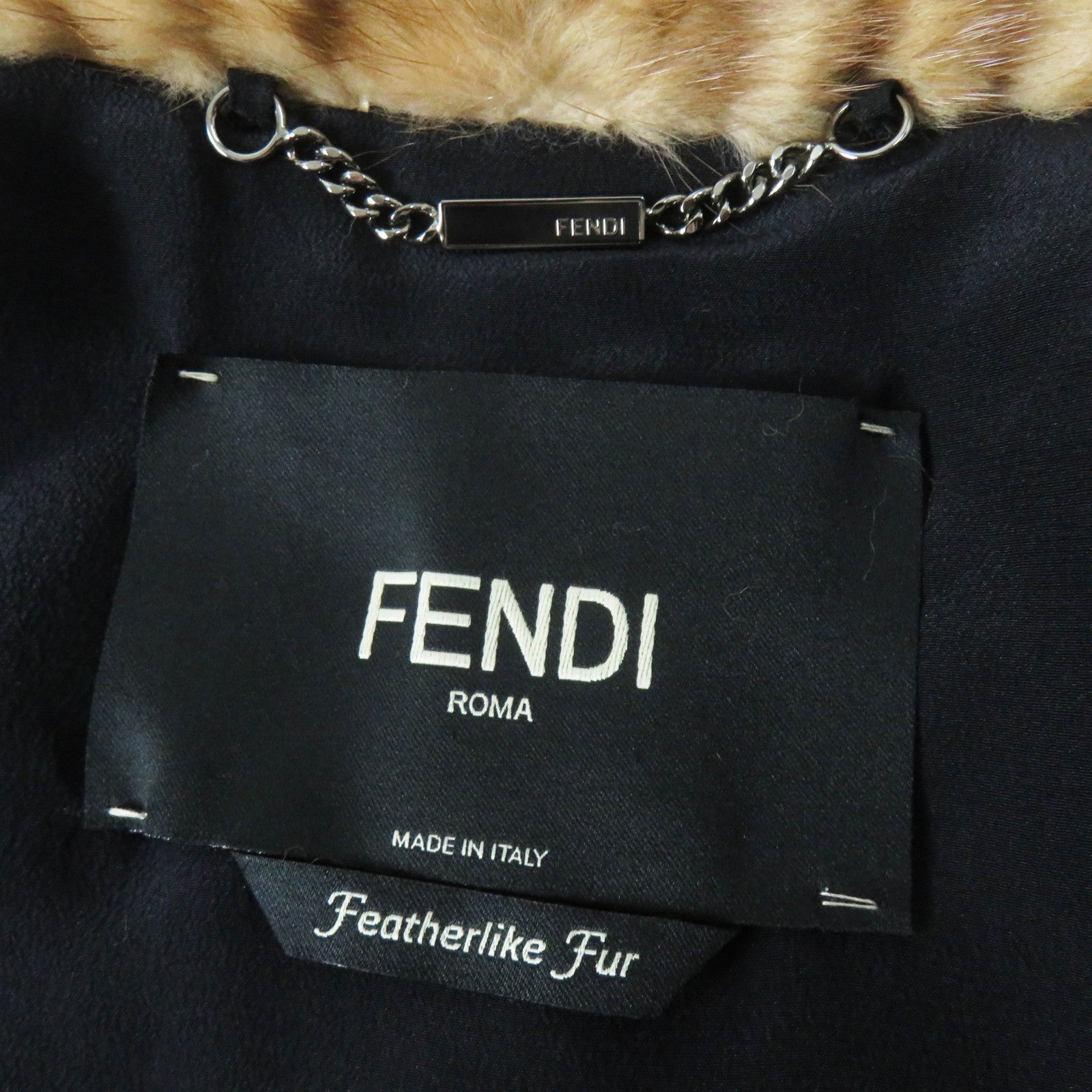 フェンディ ミンク シルク ジャケット FNE57H レディース