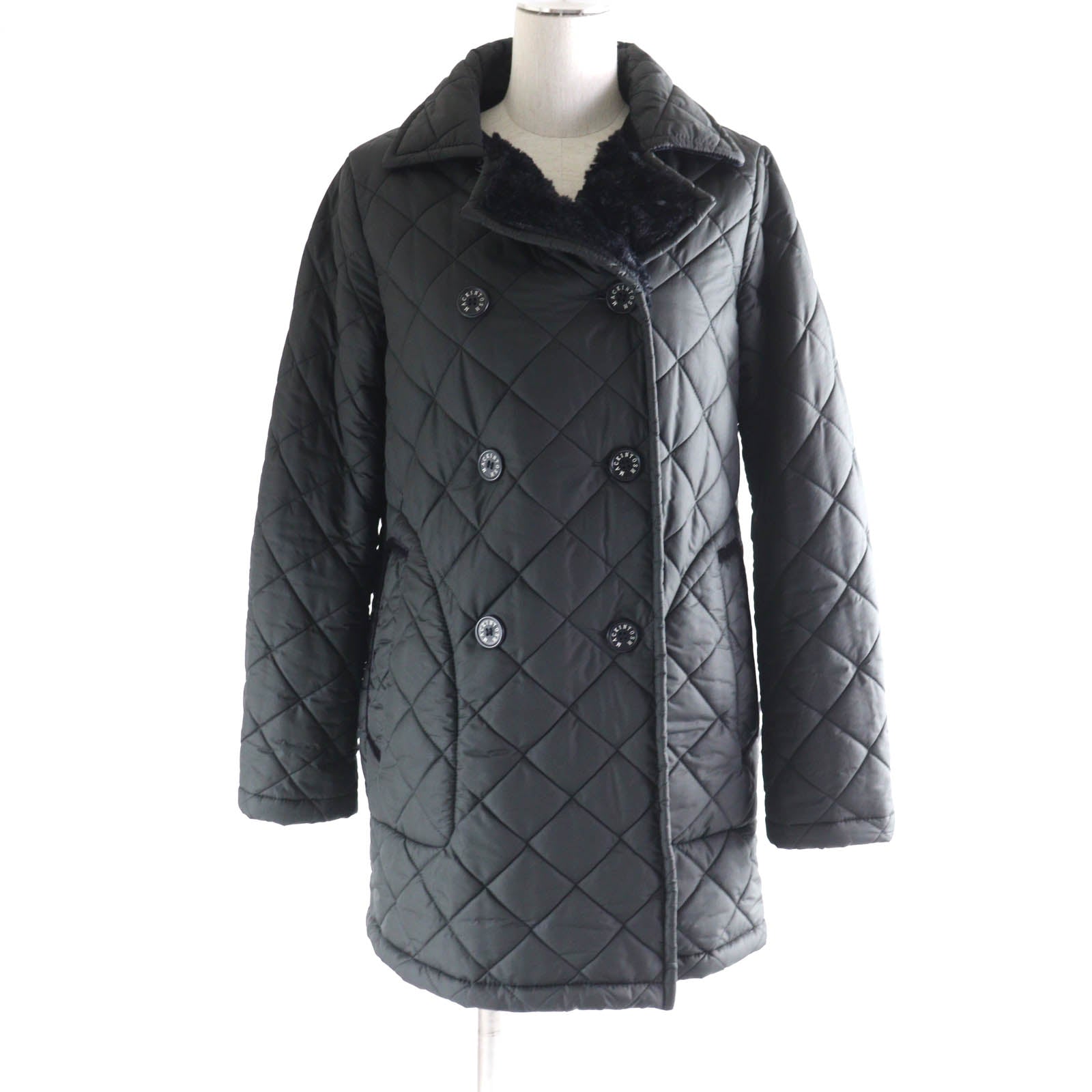 マッキントッシュ キルティングコート ブラック 36