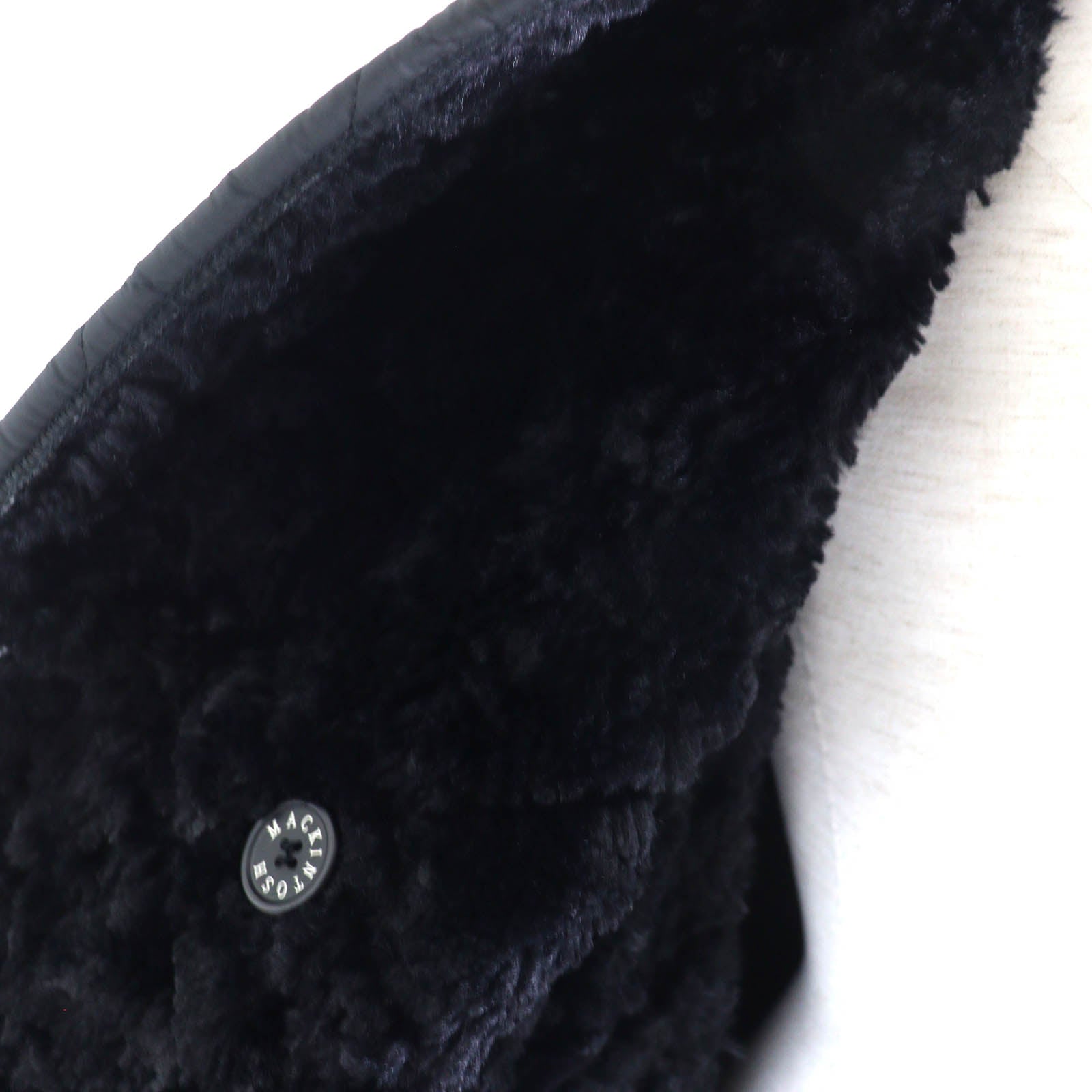 マッキントッシュ キルティングコート ブラック 36