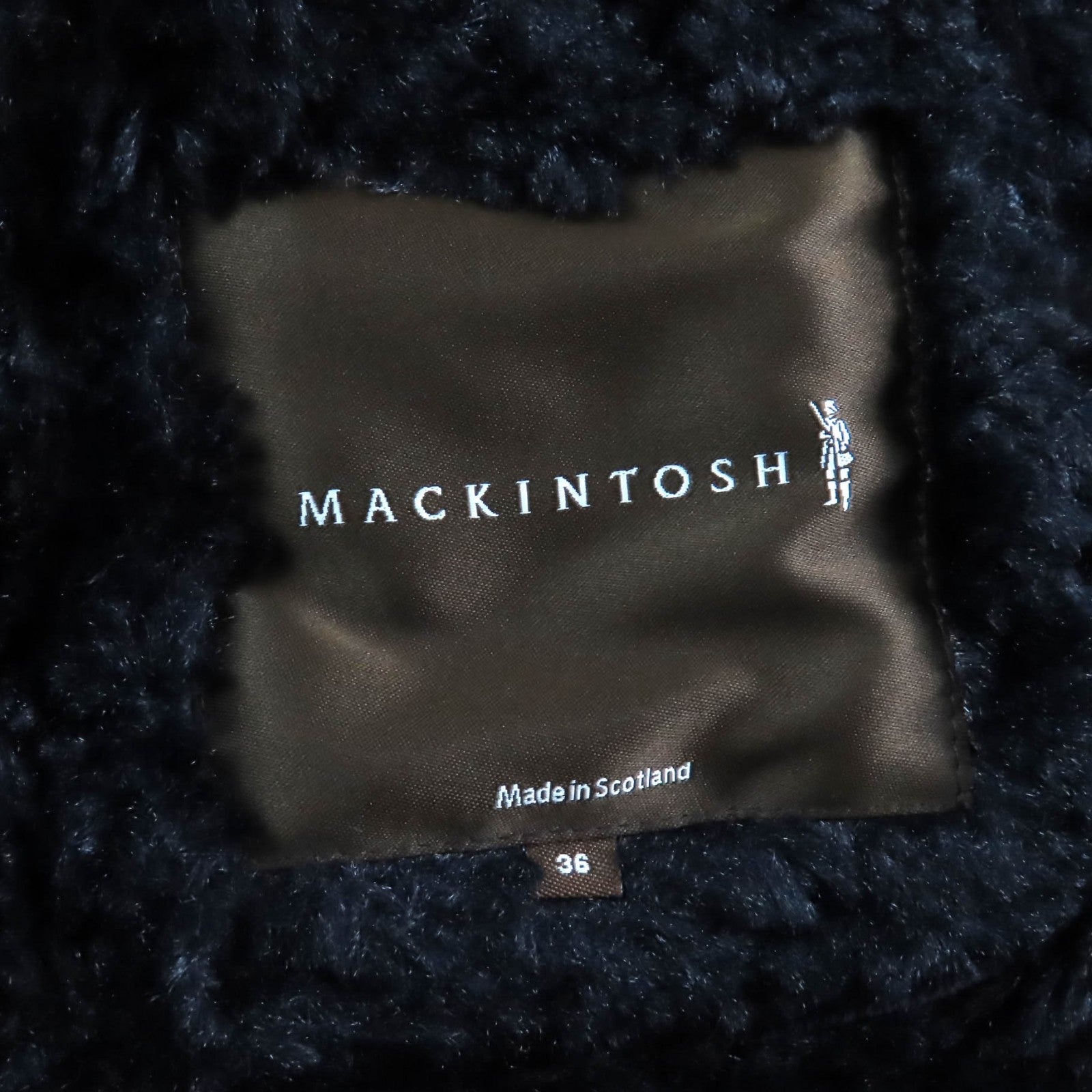 マッキントッシュ キルティングコート ブラック 36