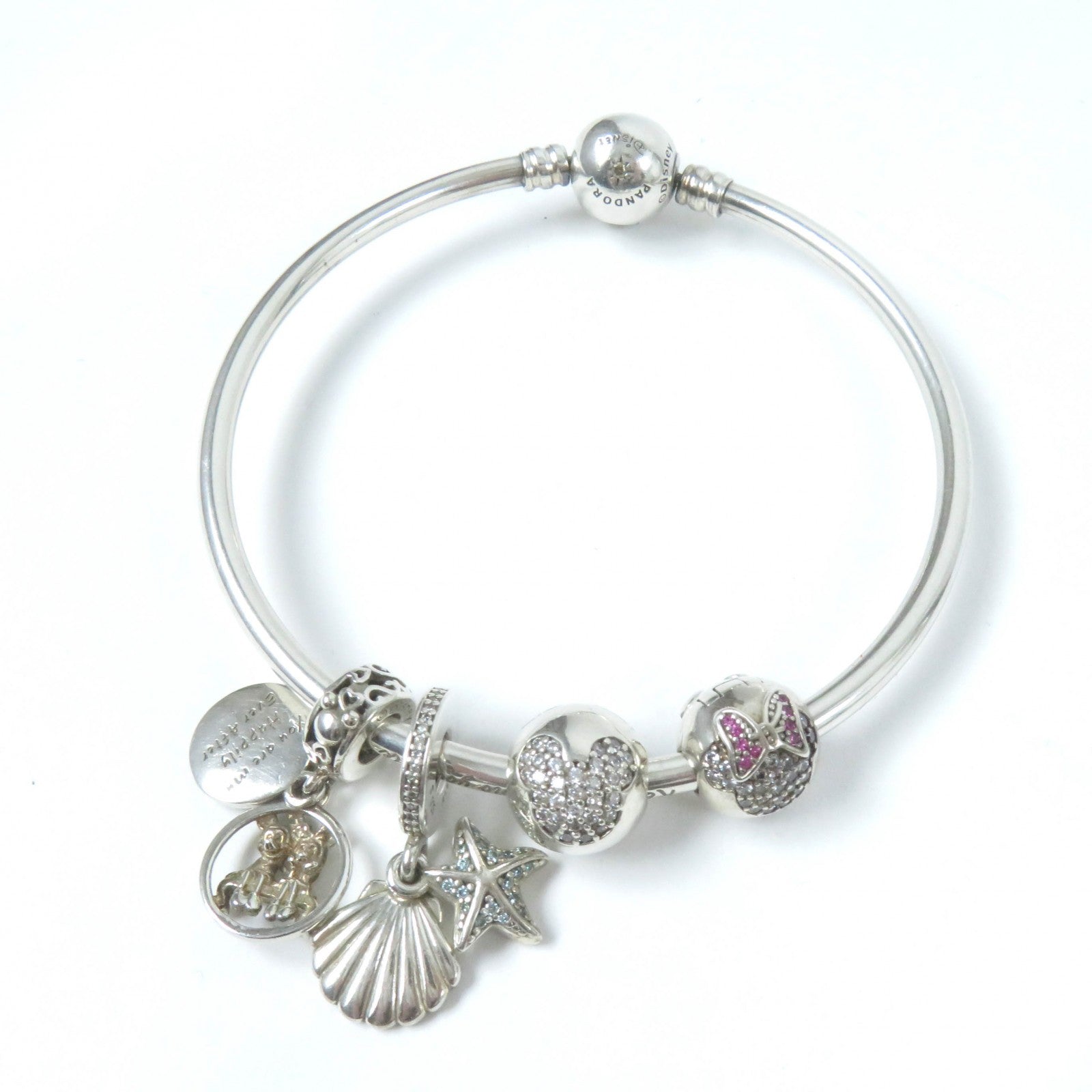 パンドラ ディズニー SV925 ブレスレット リング セット