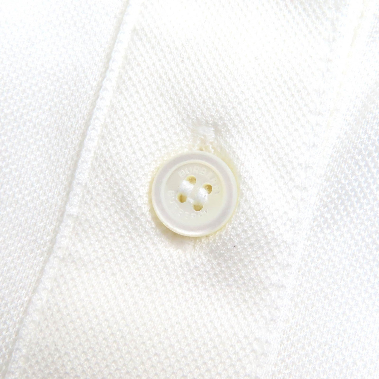 バーバリー TB ロゴ 刺繍 コットン ポロシャツ