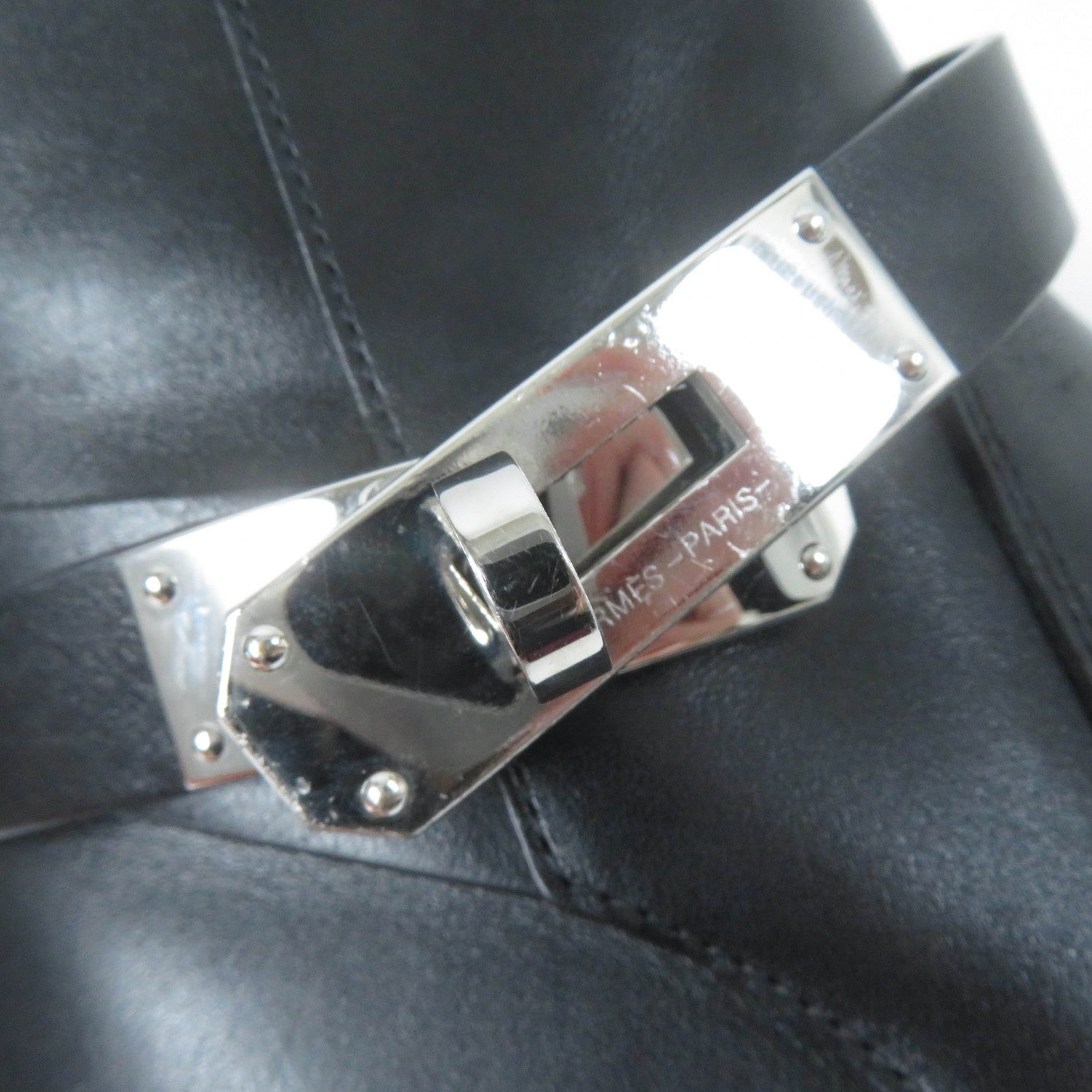 エルメス ケリー バックル レザー ブーツ
