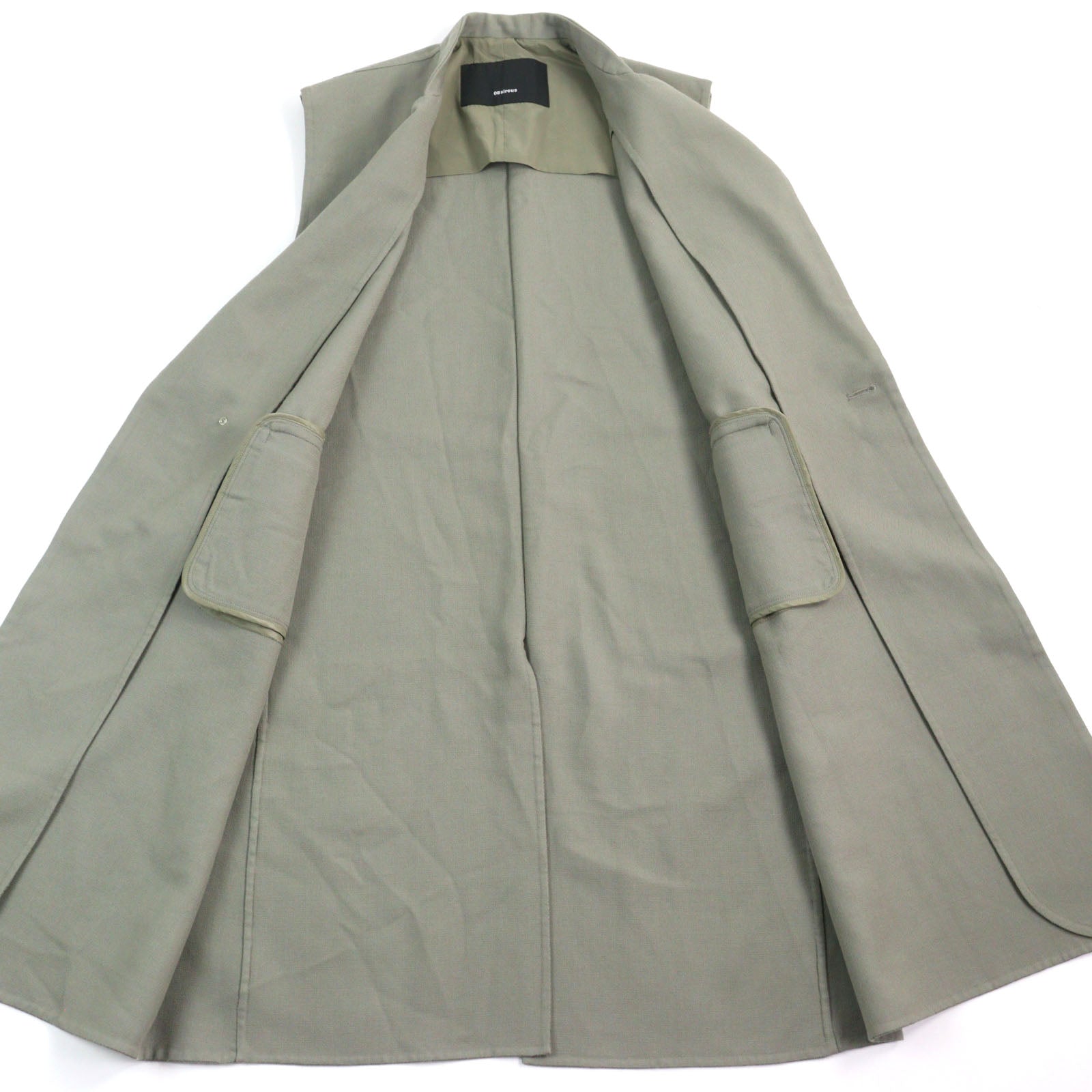 08sircus S23AW-OT08 ロング ジレ