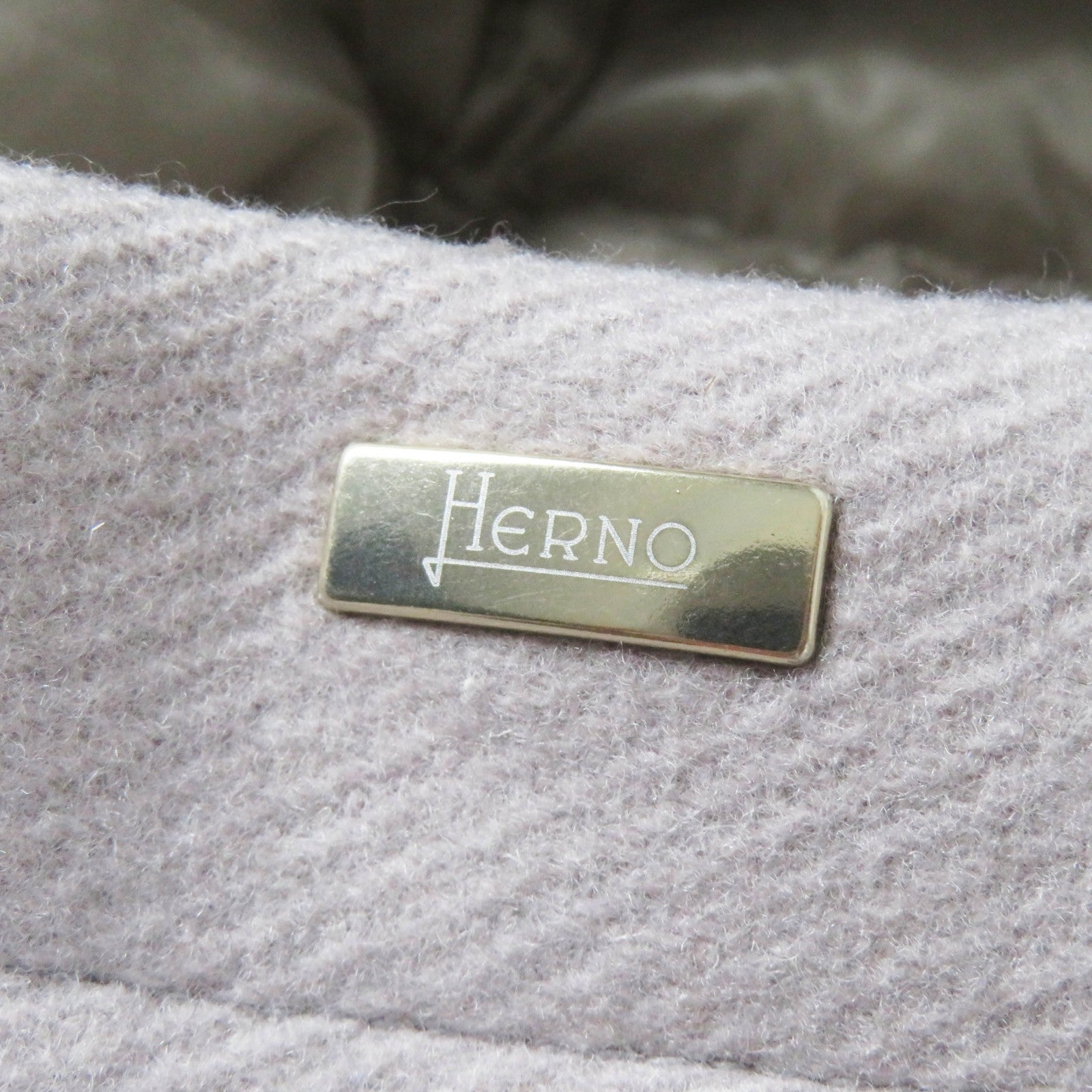 Herno PI0983D ウール ナイロン ダウン コート