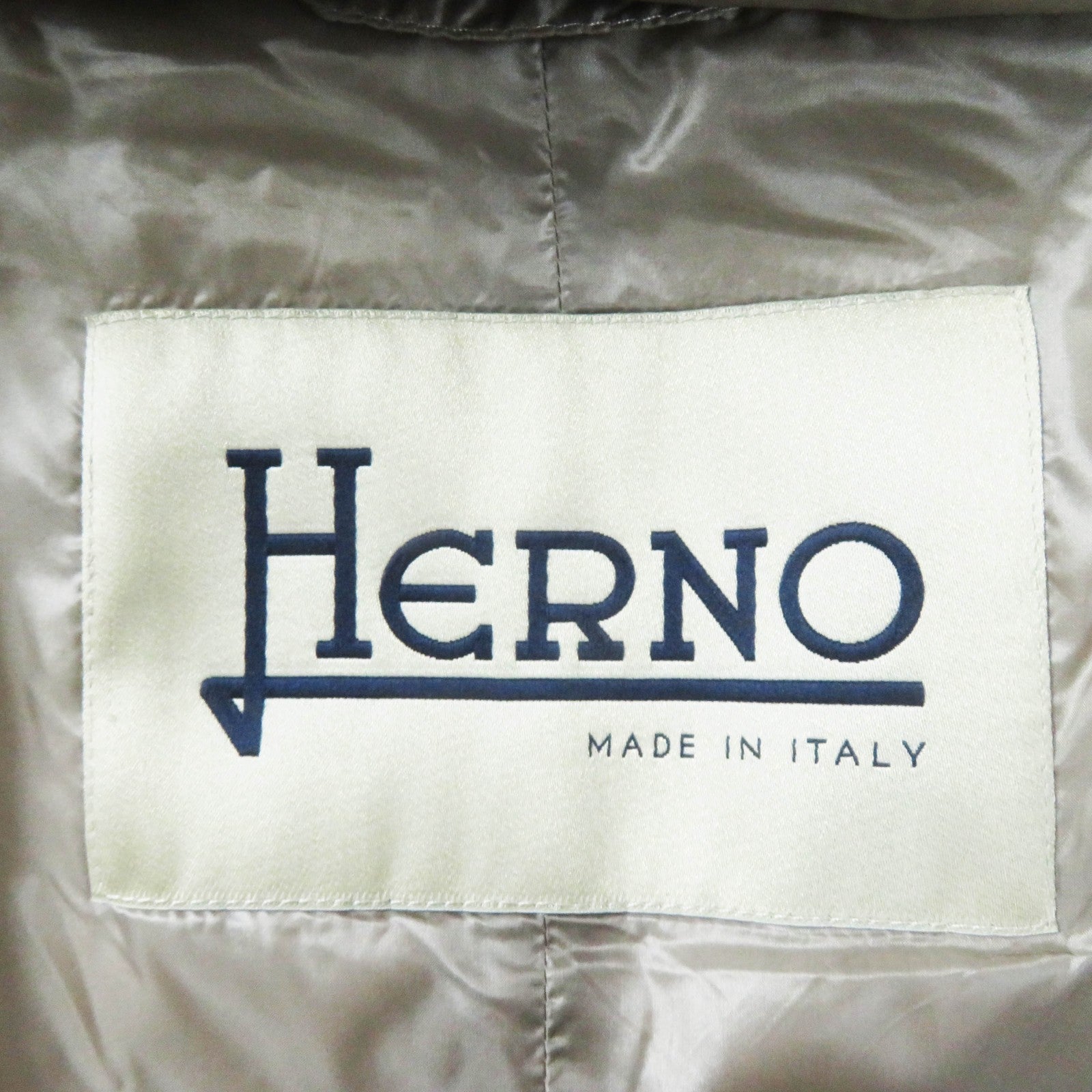 Herno PI0983D ウール ナイロン ダウン コート