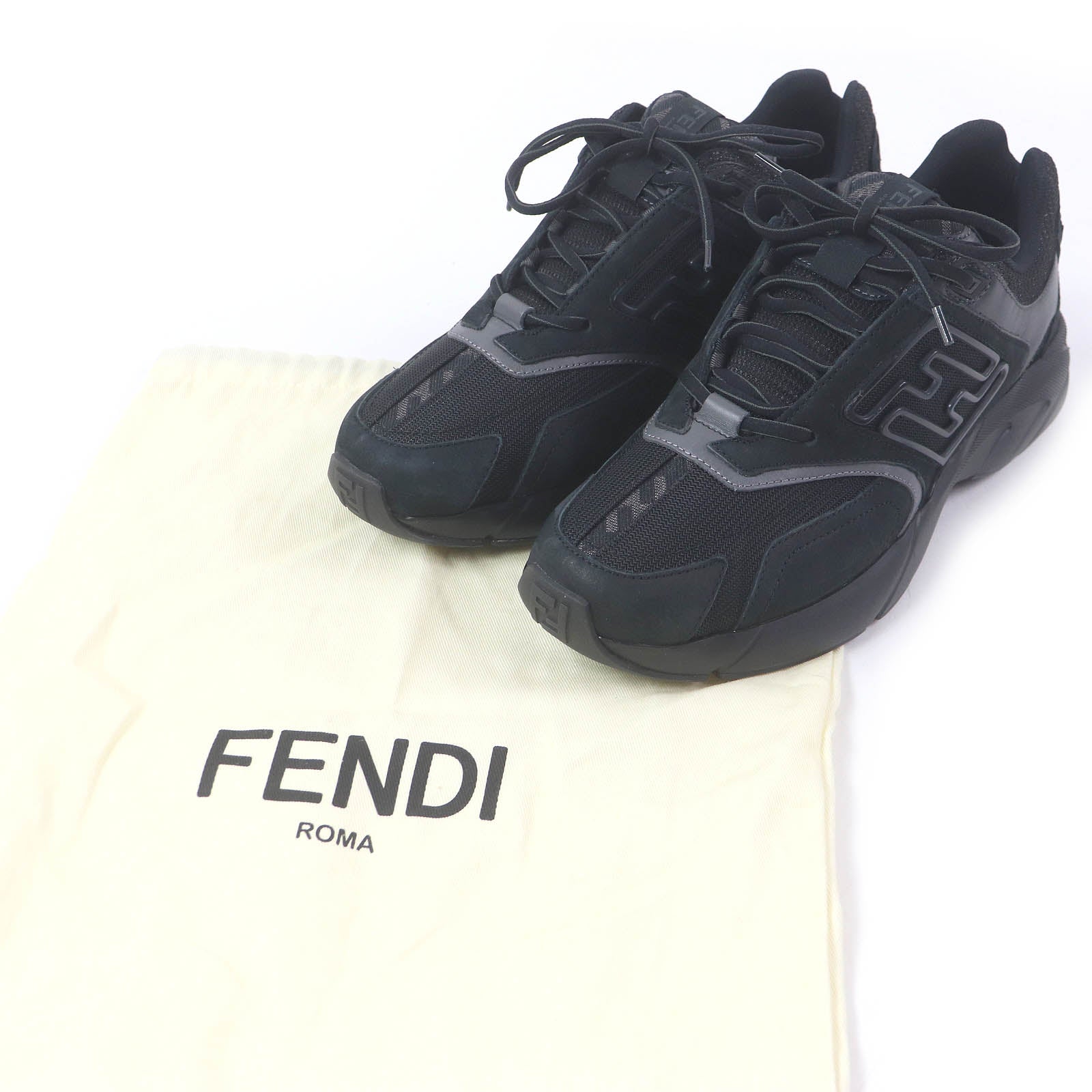 フェンディ FASTER FF ロゴ スニーカー