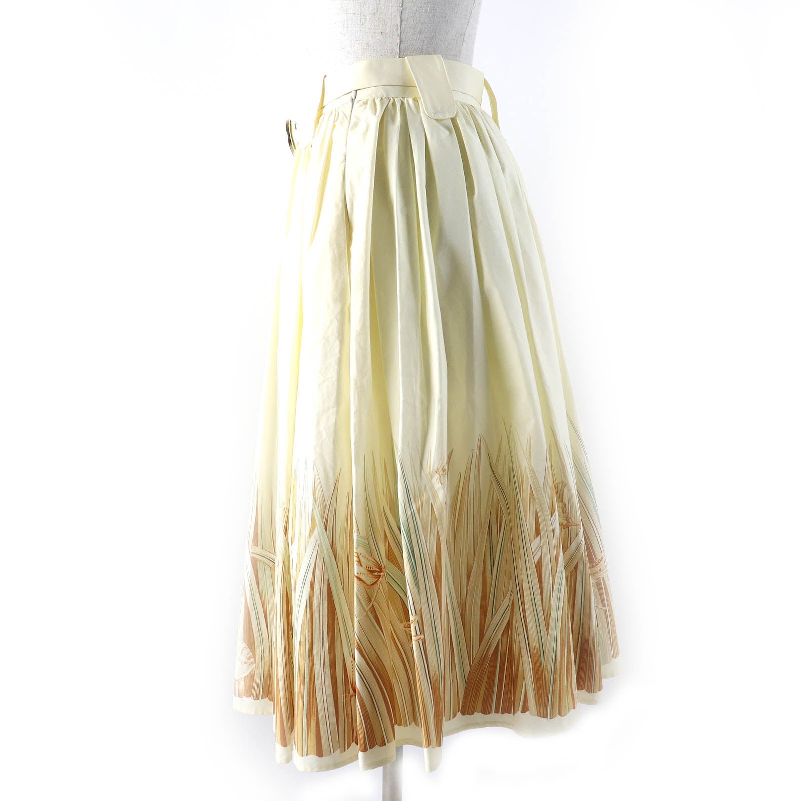 サルヴァトーレ フェラガモ ドラゴンフライ バタフライ スカート