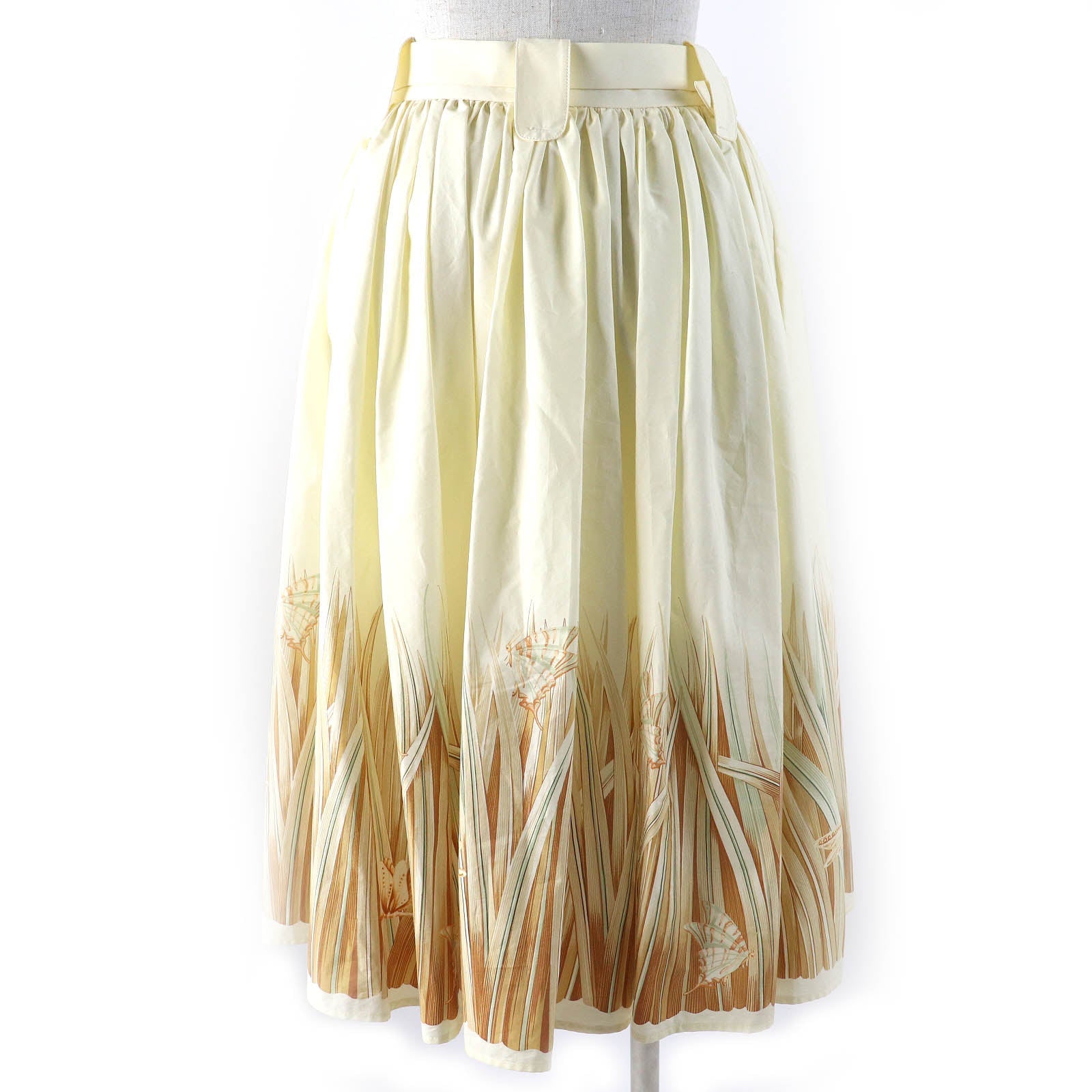 サルヴァトーレ フェラガモ ドラゴンフライ バタフライ スカート