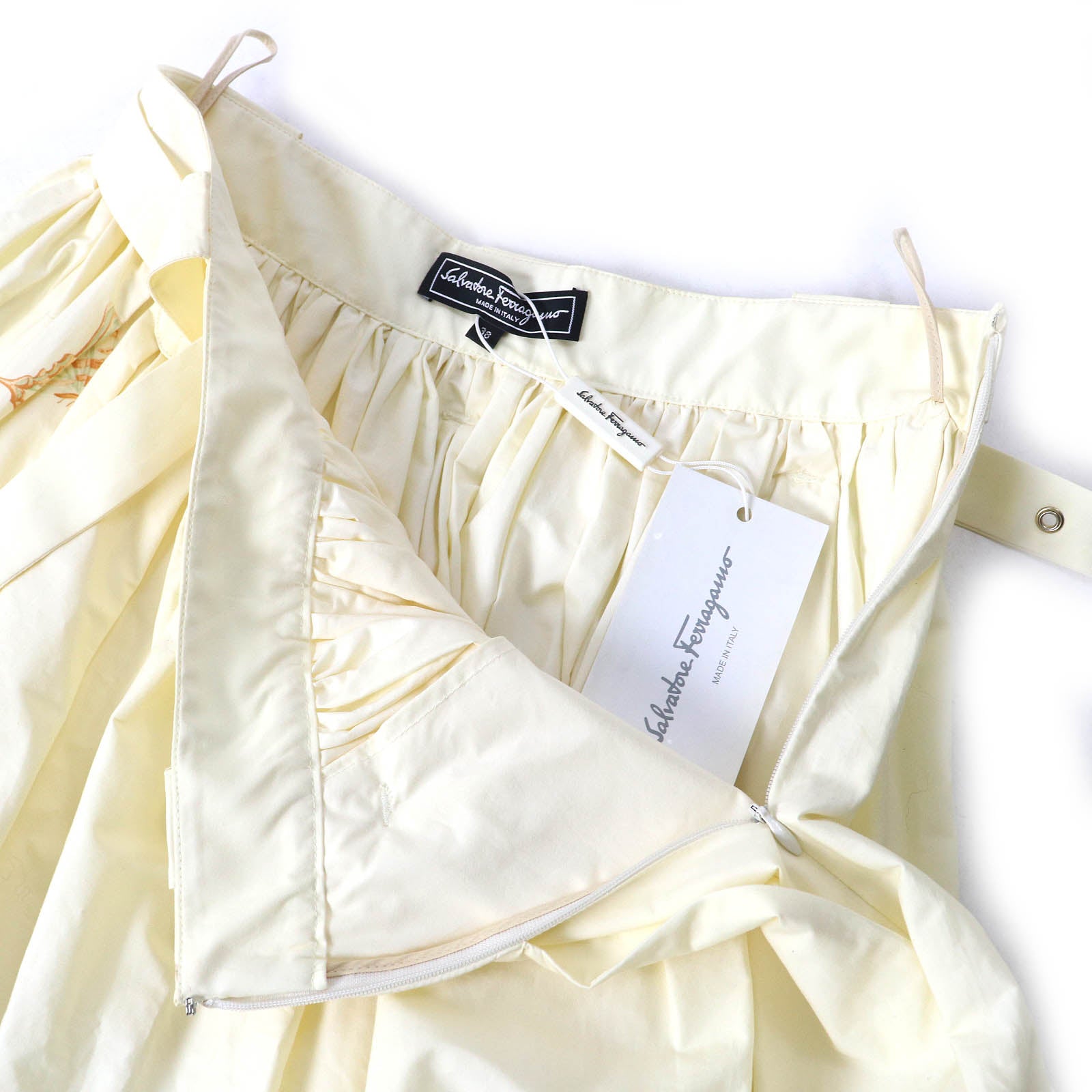 サルヴァトーレ フェラガモ ドラゴンフライ バタフライ スカート