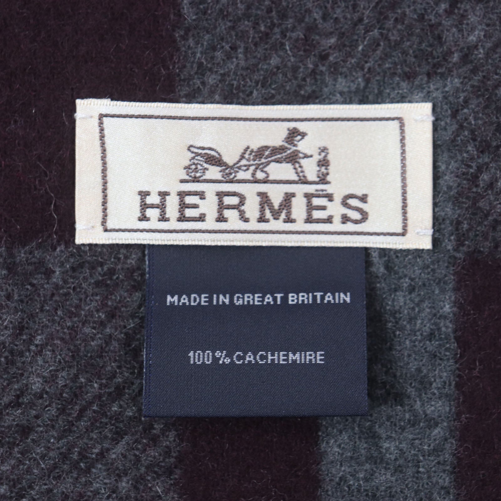 エルメス H パッサン カシミア スカーフ