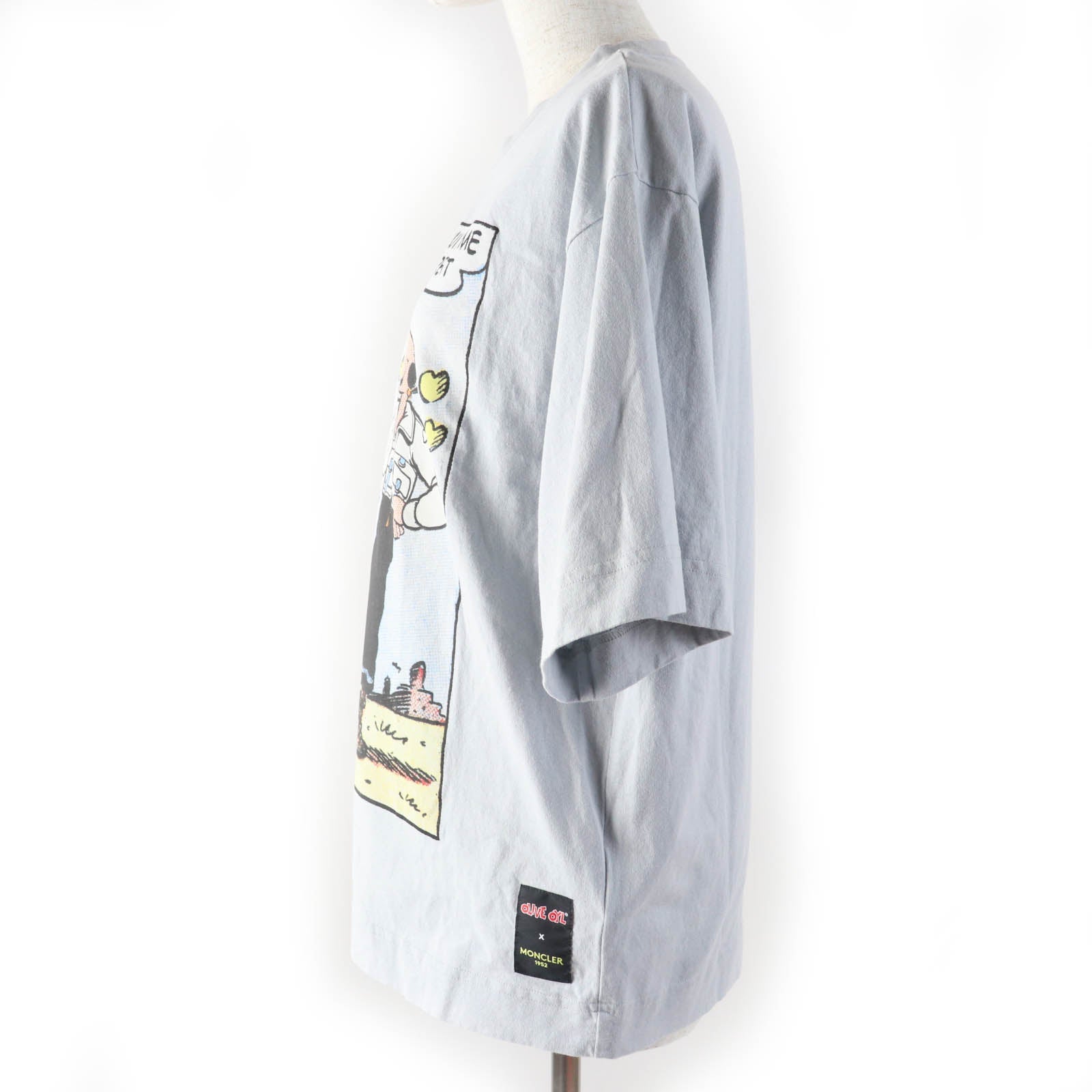 モンクレール ジーニアス 2 オリーブ オイル コットン Tシャツ