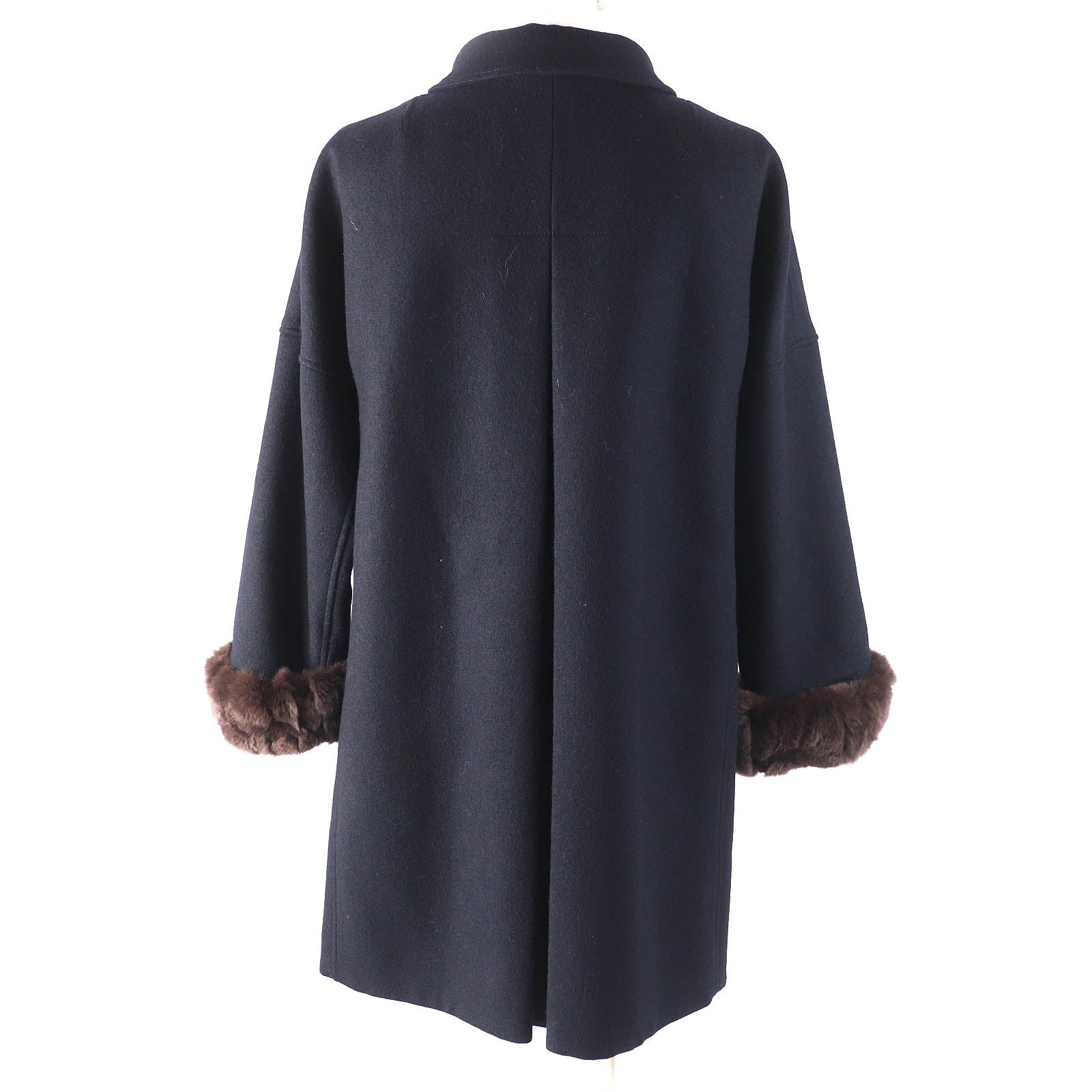 MACKINTOSH PHILOSOPHY ウール ラビット ファー コート