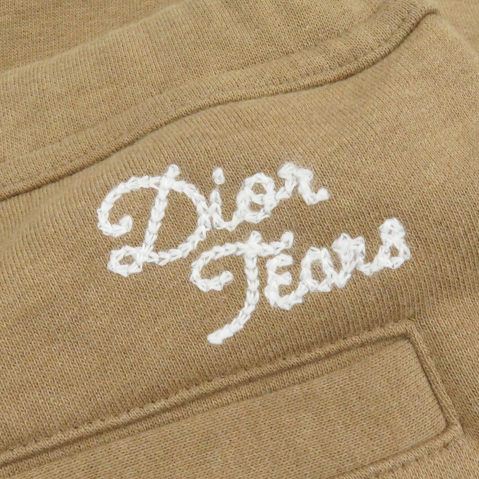 ディオール×Denim Tears ロゴ パッチ 刺繍 パンツ