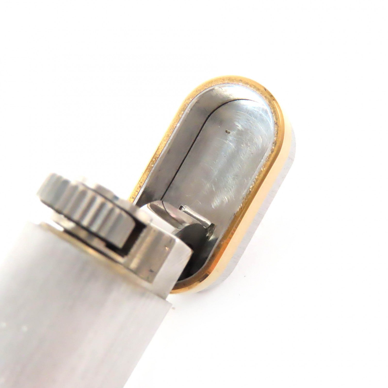カルティエ ヘアライン 新型 オーバル ライター 喫煙具
