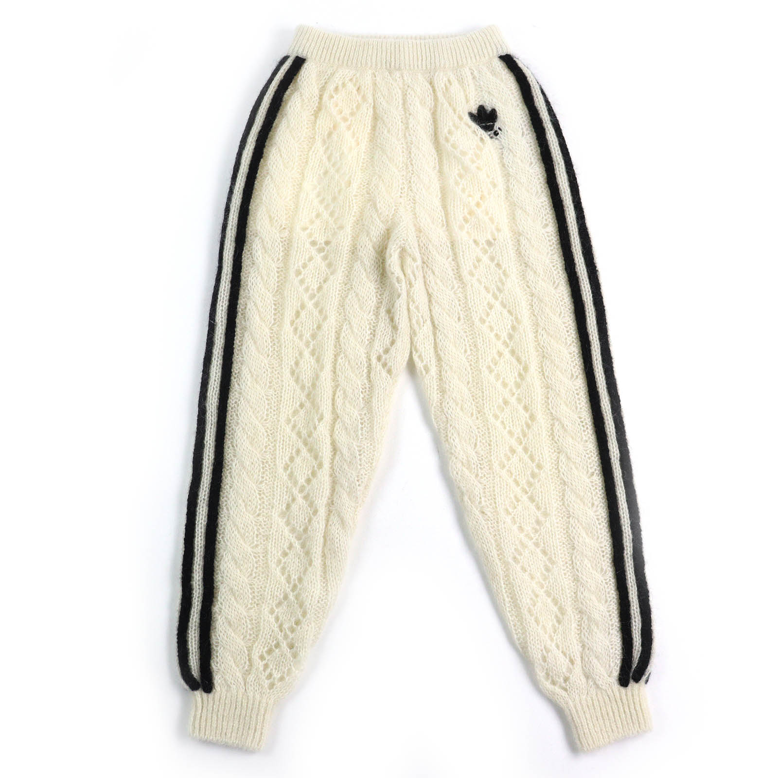 グッチ×アディダス モヘア ナイロン ニット パンツ