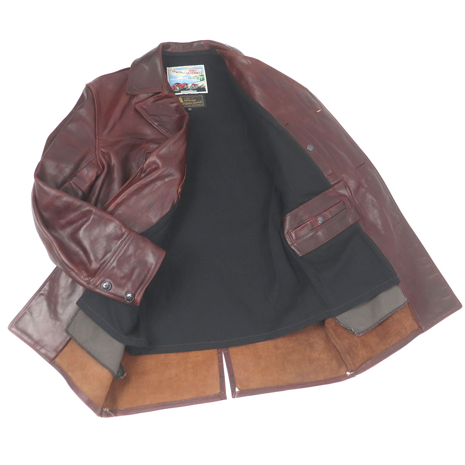 Aero Leather バーンストーマー ホースハイド コート