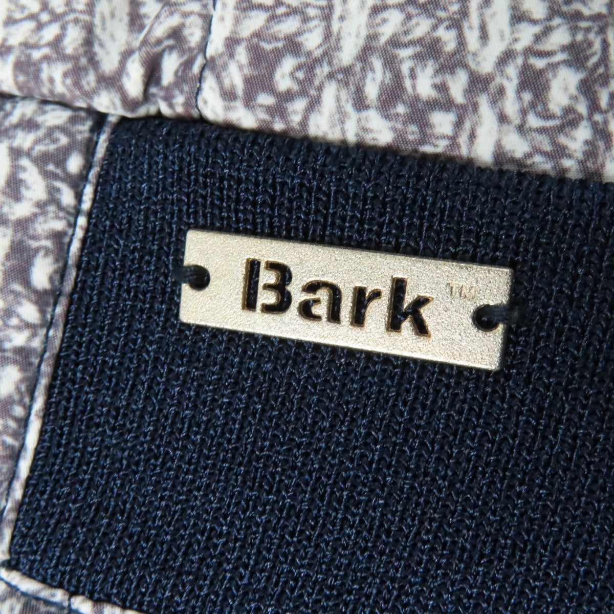 Bark ロゴ メタル ビスコース ポリアミド 半袖 ジャケット