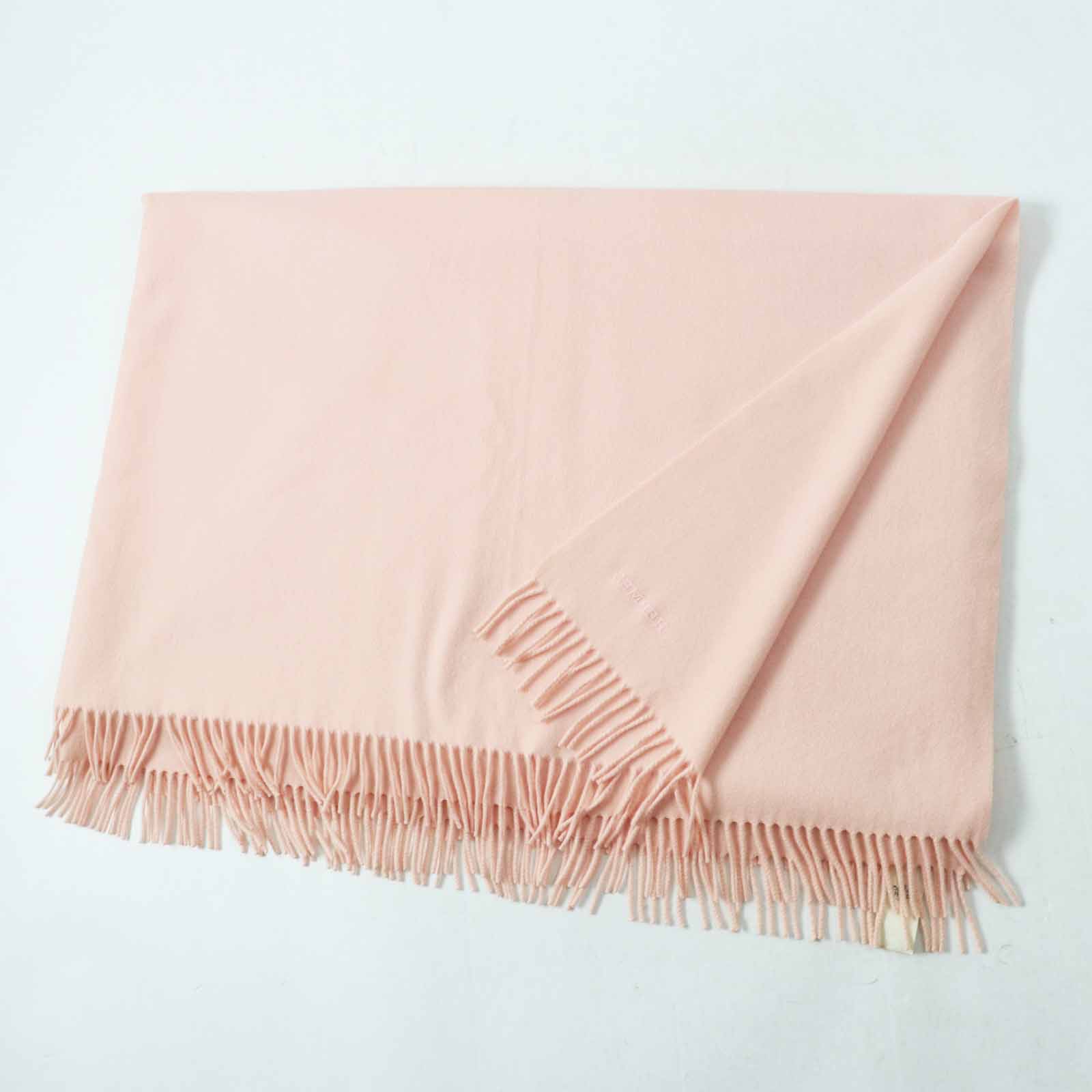 エルメス カシミア 刺繍ロゴ ショール